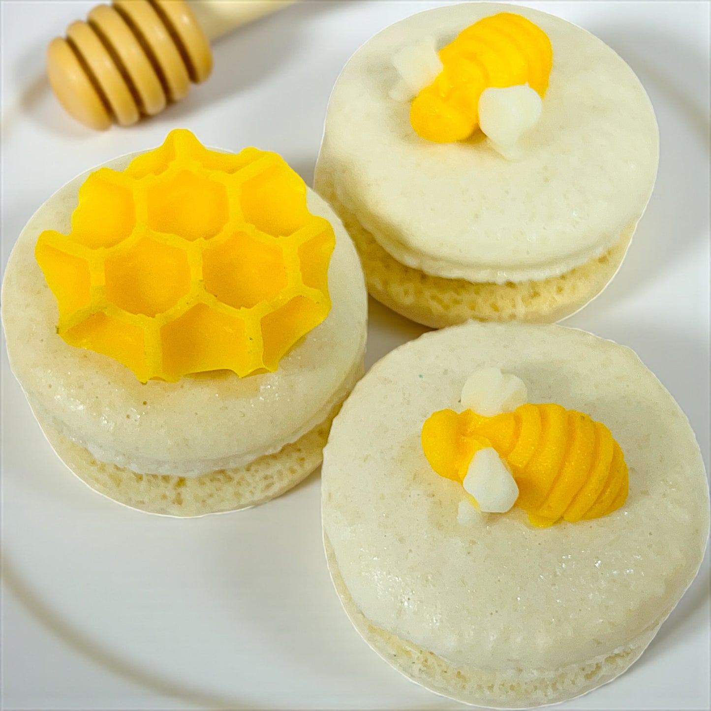 Golden Hive French Macarons – Customizable Flavors