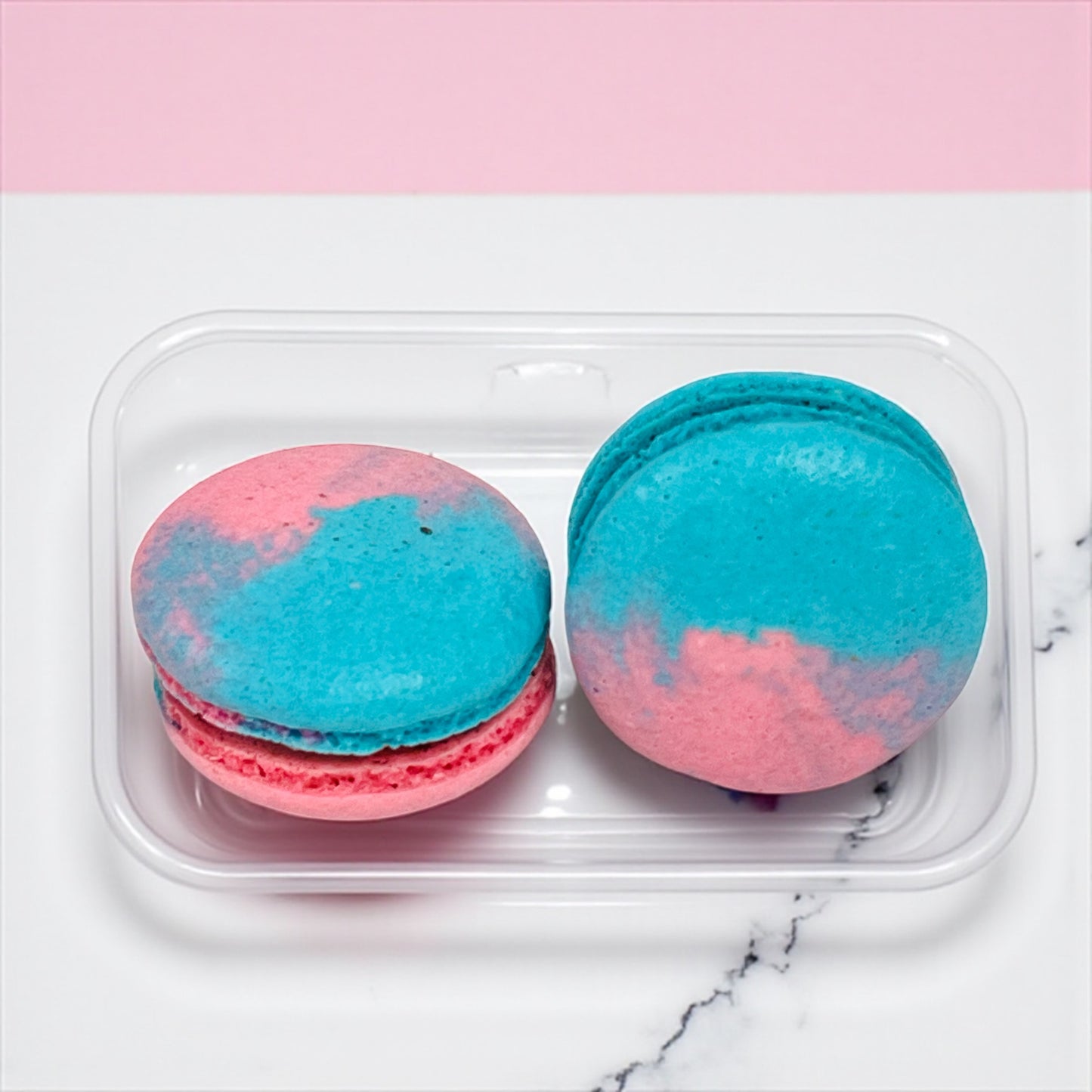 Blue Raspberry Vegan Macarons