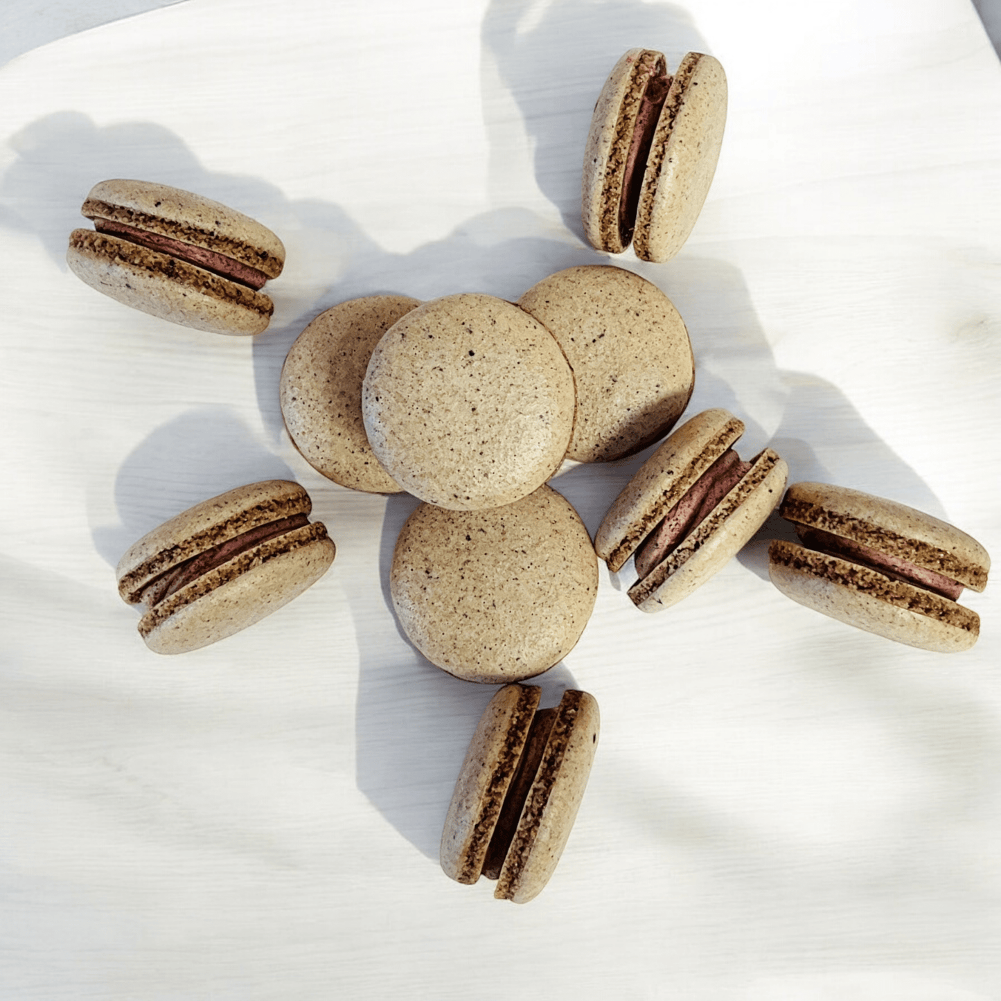 All Natural Açaí Lemon Vegan Macarons | Available in 4 & 12 Pack - Macaron Centrale4 Pack