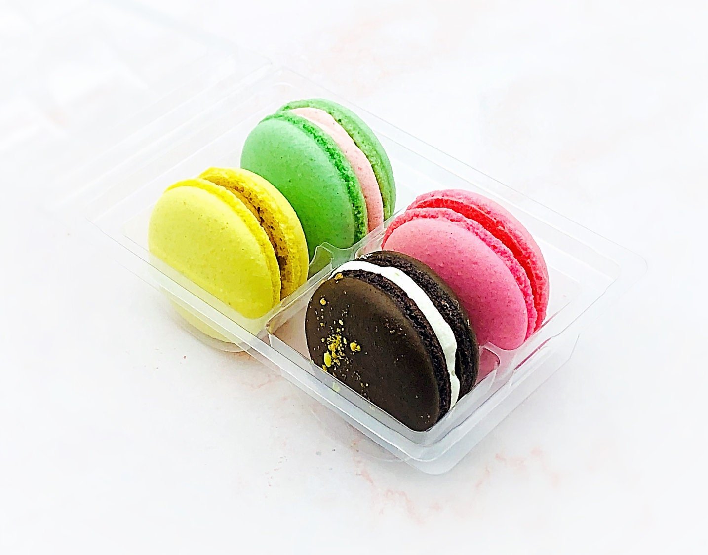 Assorted Vegan Macarons | Choose Your Own 4 Pack| - Macaron Centrale