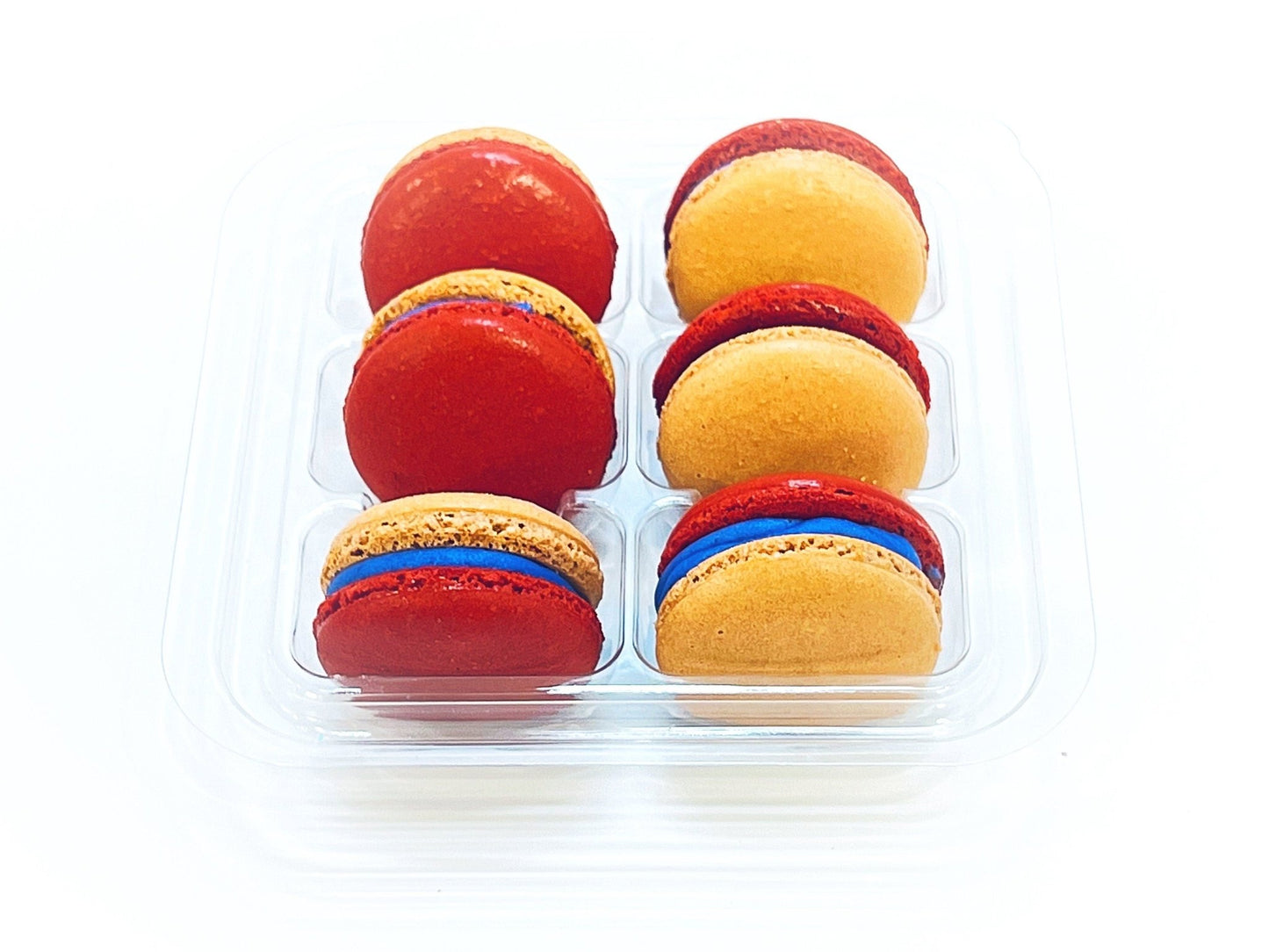 Blueberry Kumquat French Macarons | Available in 6, 12 and 24 Pack - Macaron Centrale6 Pack
