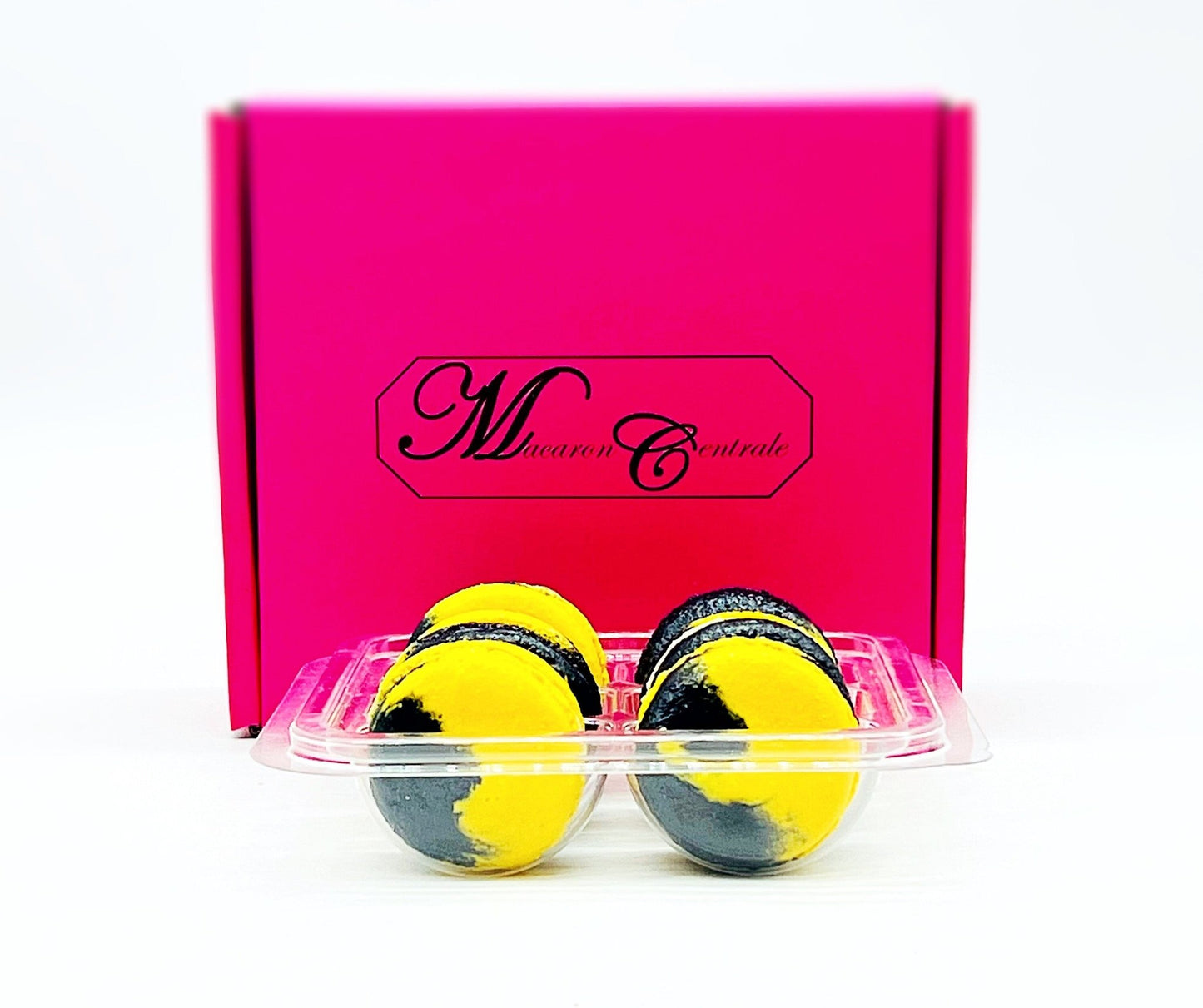 Caramel Pineapple Macarons (6 Pack) | Ideal for celebratory events. - Macaron Centrale