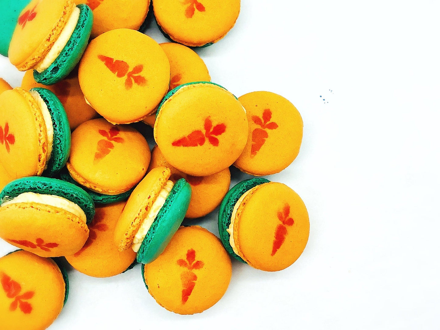 Carrot Macarons - Macaron Centrale6 pack