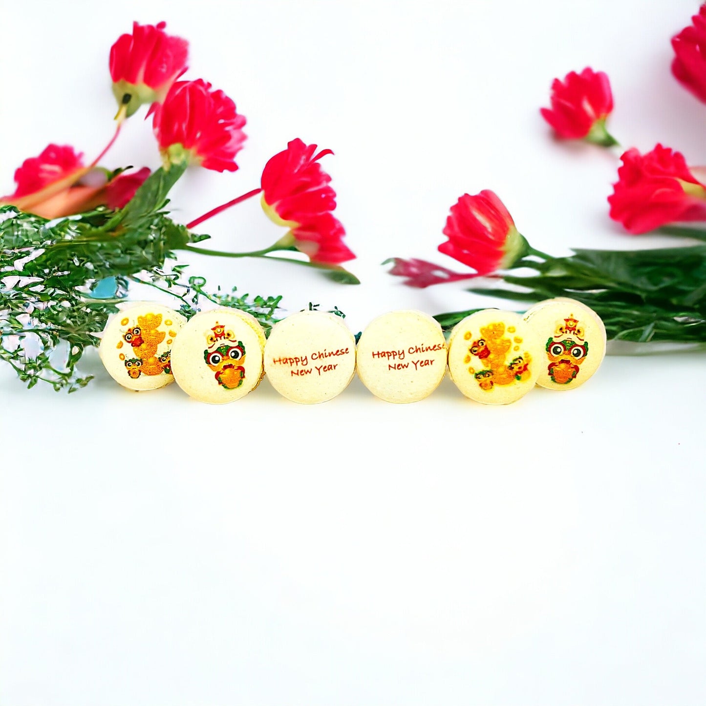 Chinese New Year Macaron Set | 6 Pack French Macaron - Macaron Centrale