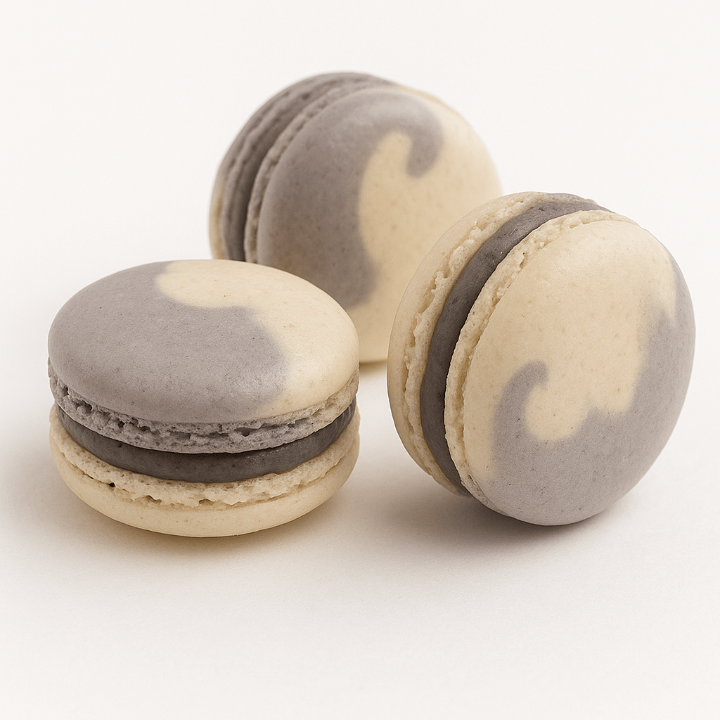 Chocolate Espresso Caramel Macarons (6 Pack) | Ideal for celebratory events. - Macaron Centrale