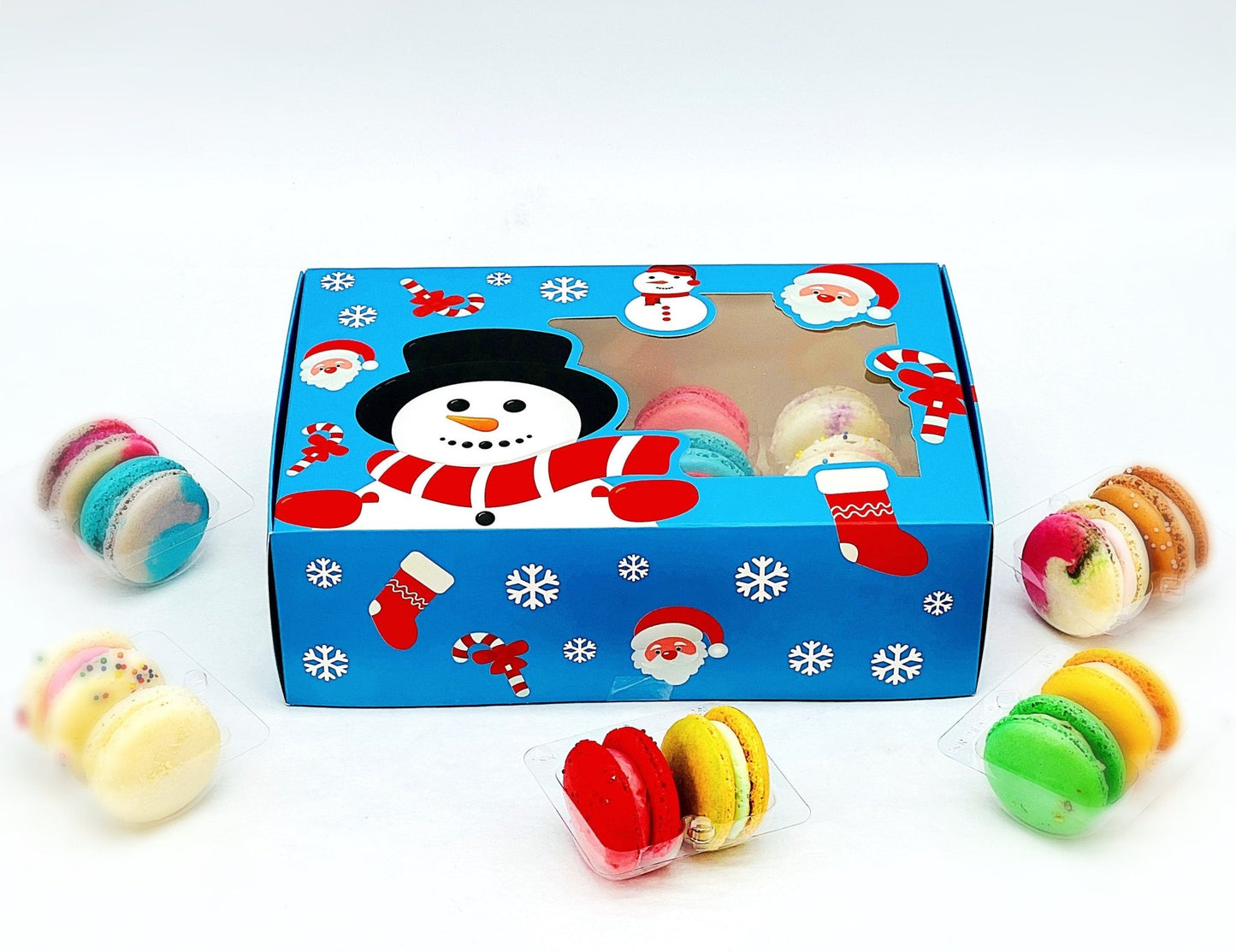 Choose Your Own | Holiday Gift Box | Assortment 16 Pack French Macarons - Macaron Centrale