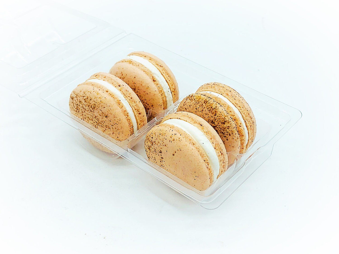 Cinnamon Butterscotch Vegan Macarons - Macaron Centrale4 Pack