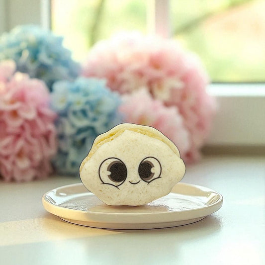 Cloud Cutie Macarons – Sweet Faces for Baby Showers & Parties - Macaron CentraleClassic12 Pack