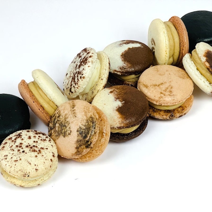 Coffee Lover French Macarons Assortment - Macaron Centrale25 Pack