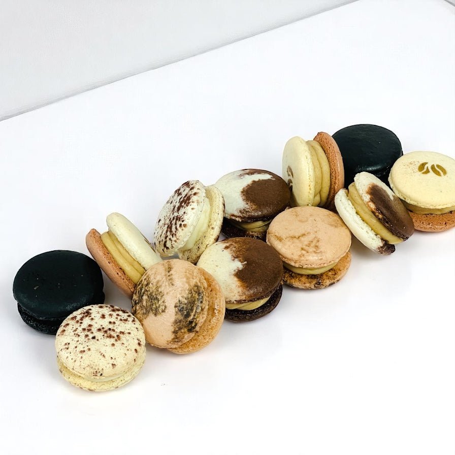 Coffee Lover French Macarons Assortment - Macaron Centrale25 Pack