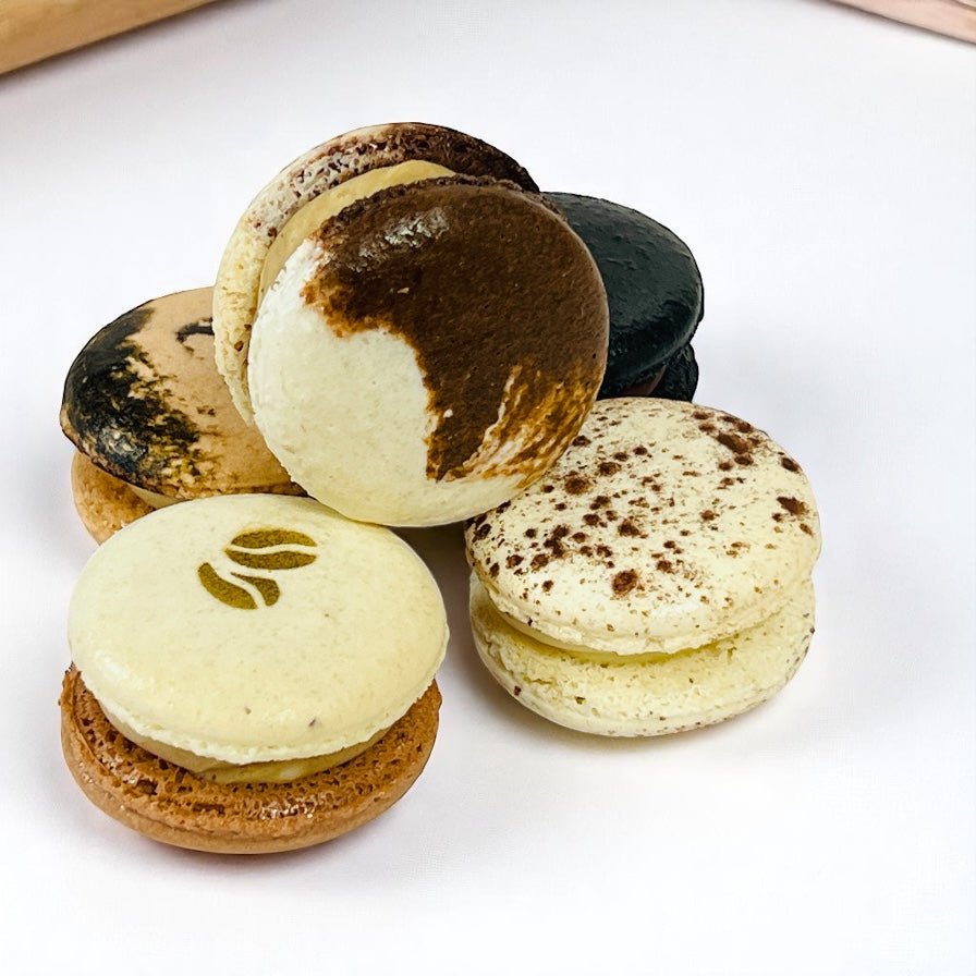 Coffee Lover French Macarons Assortment - Macaron Centrale25 Pack