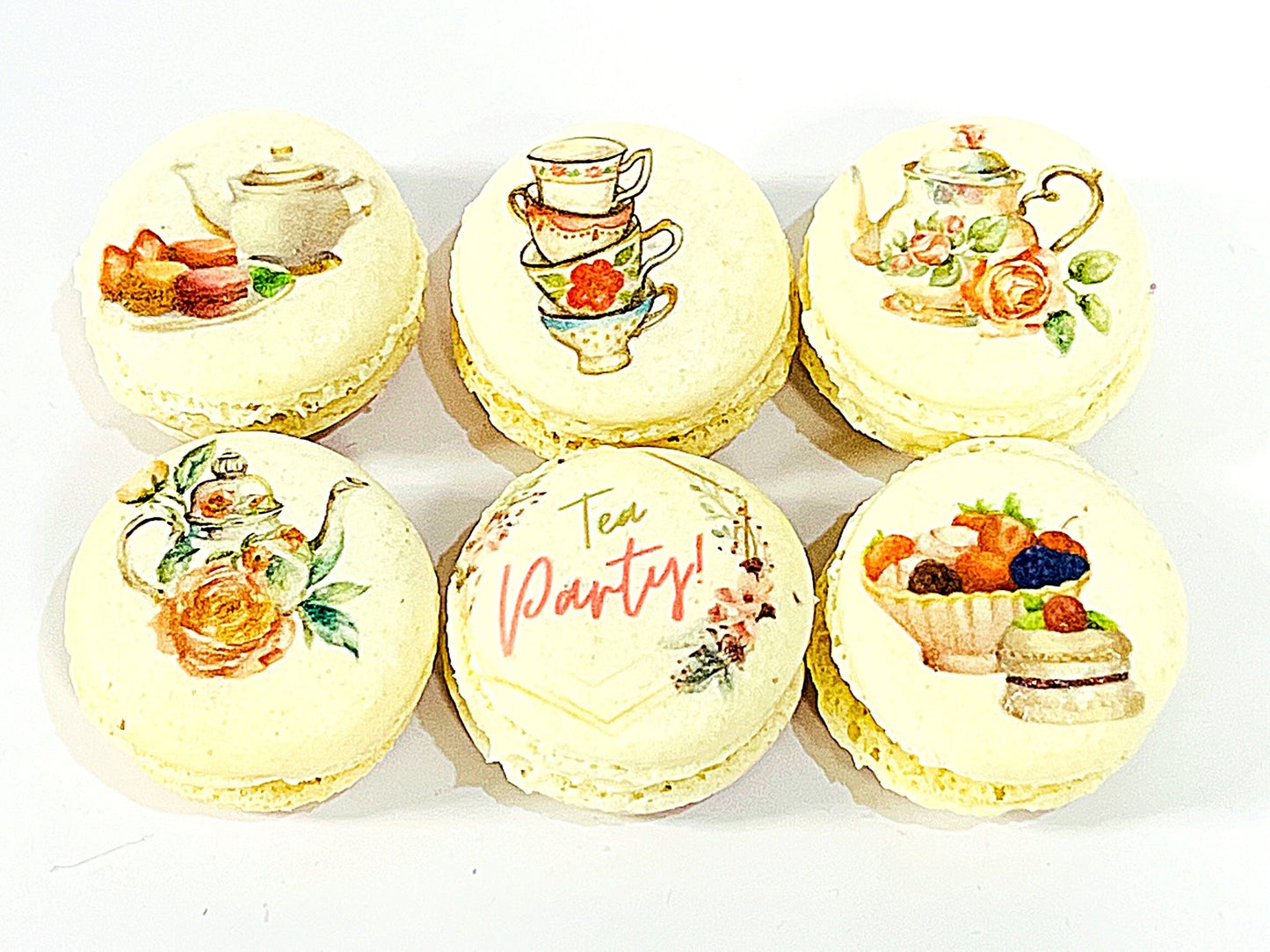 Customizable French Macarons for Your High Tea Soirée | Available in 6, 12 & 24 Pack - Macaron Centrale6 Pack