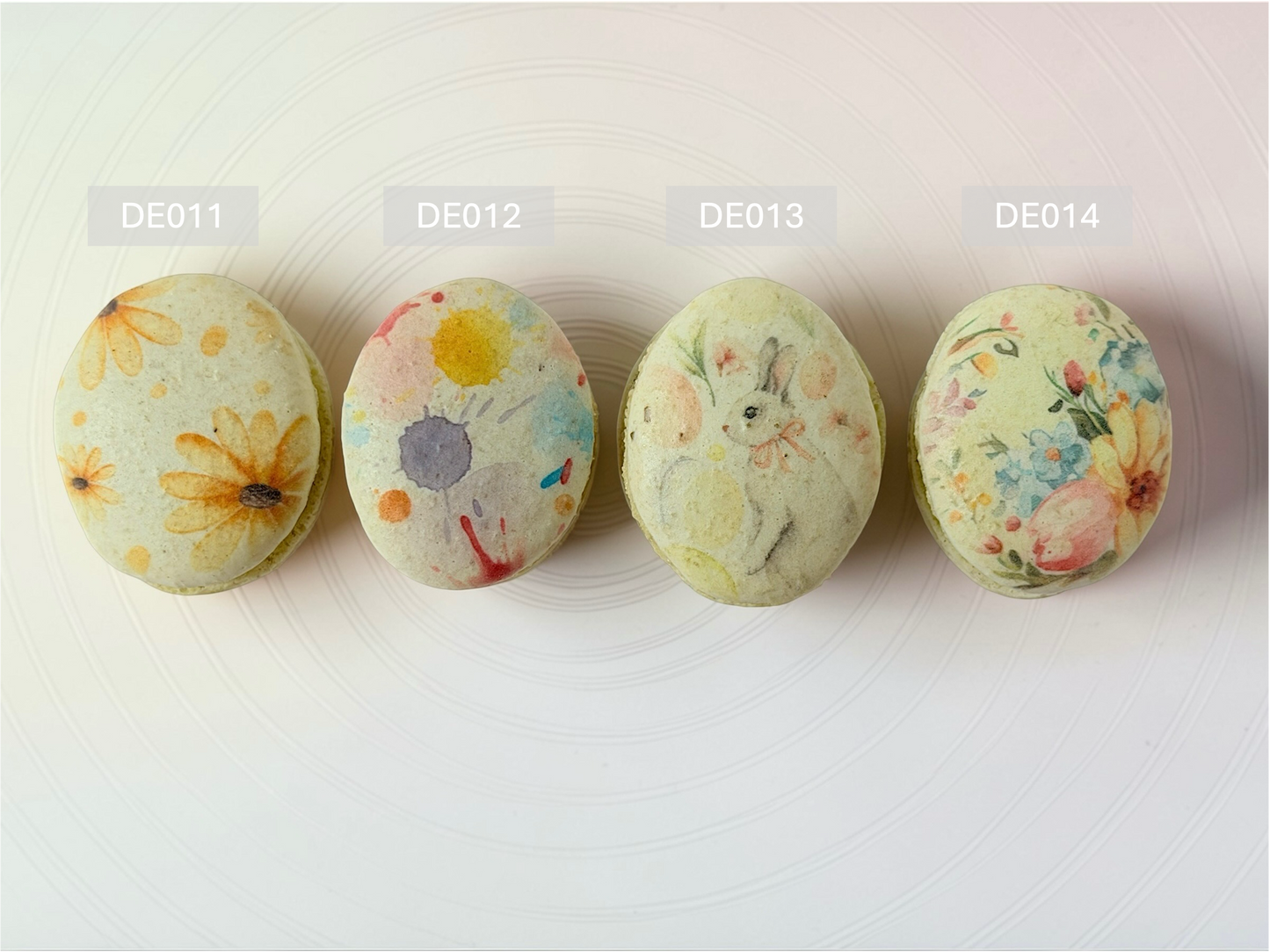 Decorative Egg French Macarons