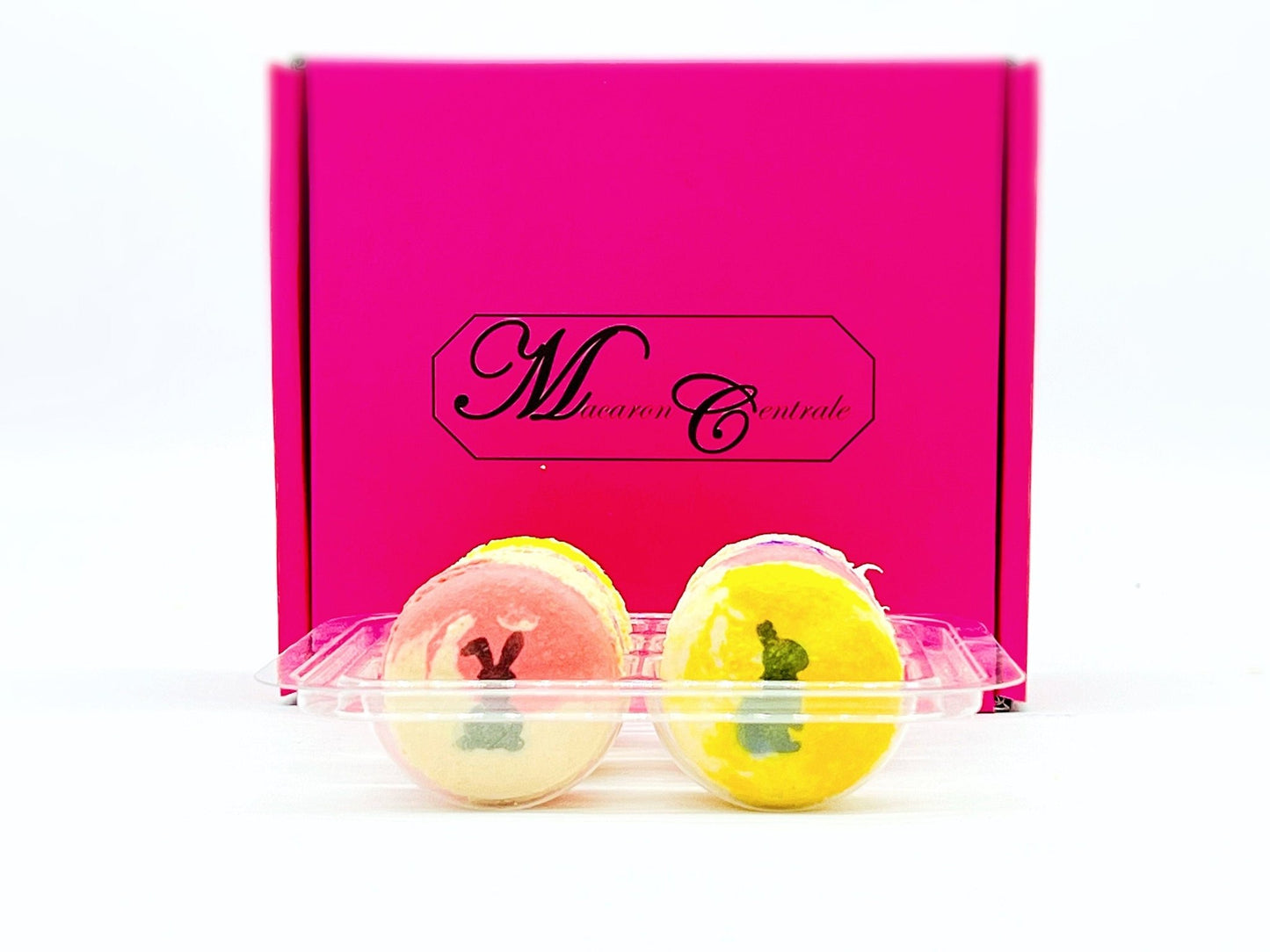 French Macaron Pastel Bunny Set | Available in 6, 12 & 24 pack - Macaron Centrale6 Pack