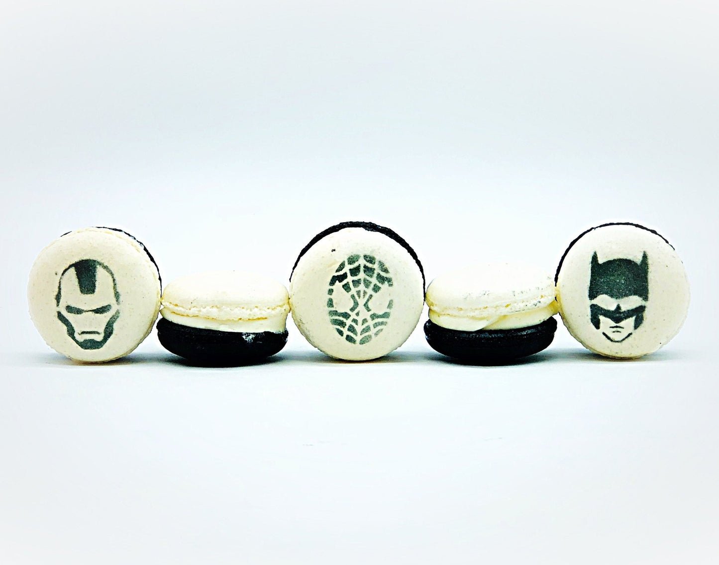 French Macaron SuperHero Set | Available in 6 or 12 Pack - Macaron Centrale6 pack