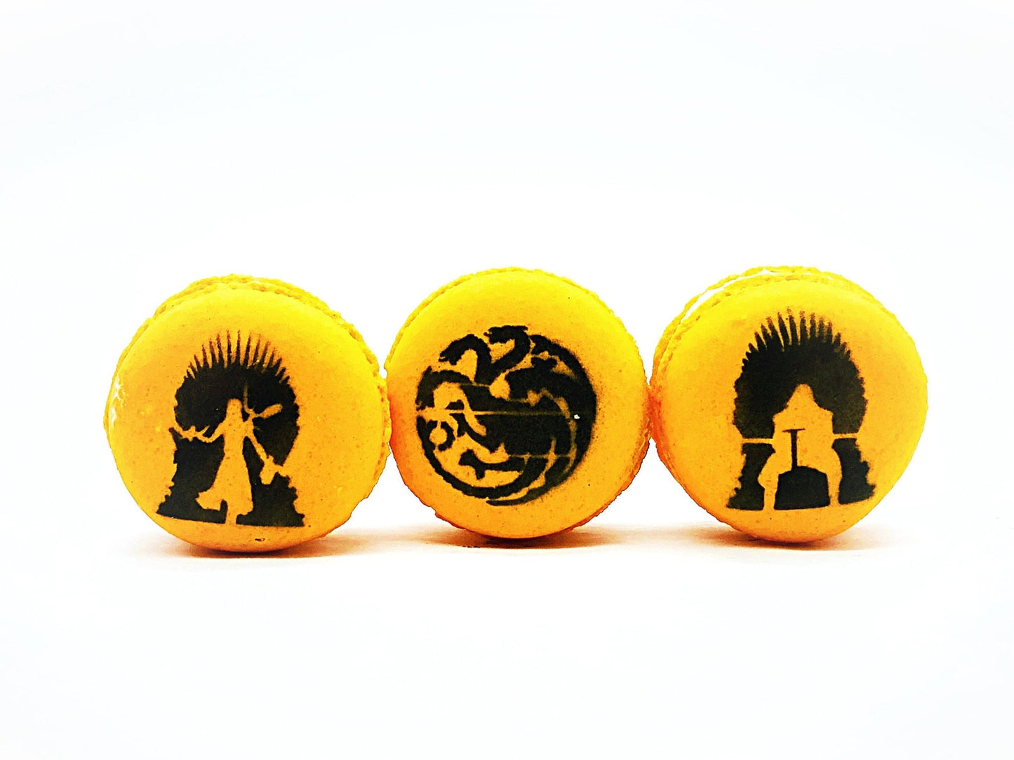 French Macaron Tribute To Game of Thrones | Available in 6 or 12 Pack - Macaron Centrale6 pack