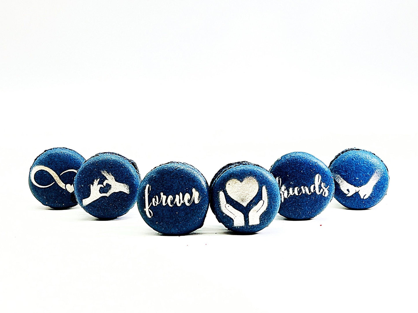 Friendship French Macarons (Lavender) | Available in 6 , 12 & 24 Pack - Macaron Centrale6 Pack