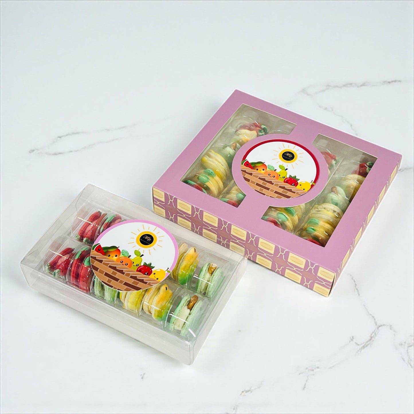 Fruit Basket Delight Macaron Set - Macaron CentraleClassic Macarons12 Pack
