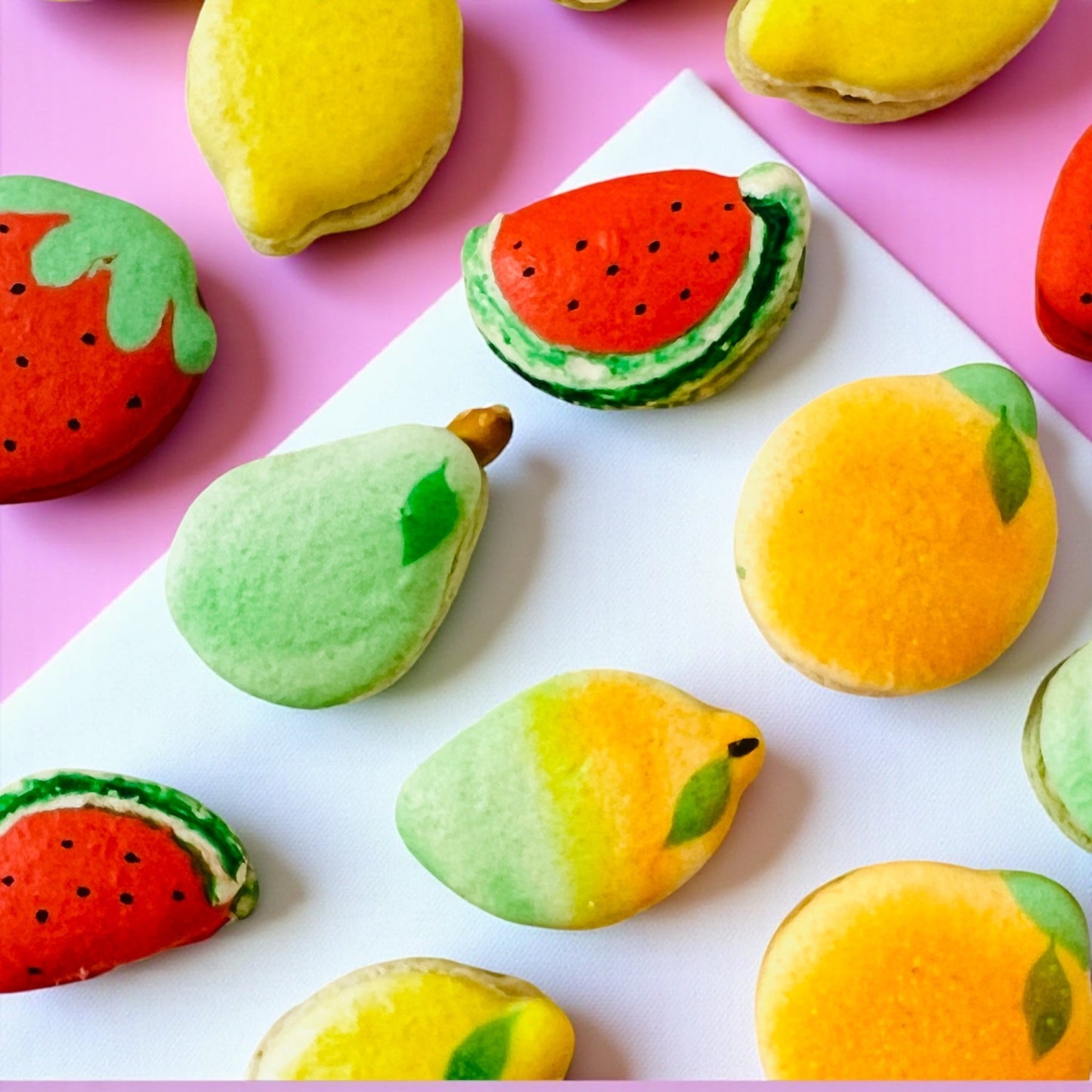 Fruit Basket Delight Macaron Set - Macaron CentraleClassic Macarons12 Pack