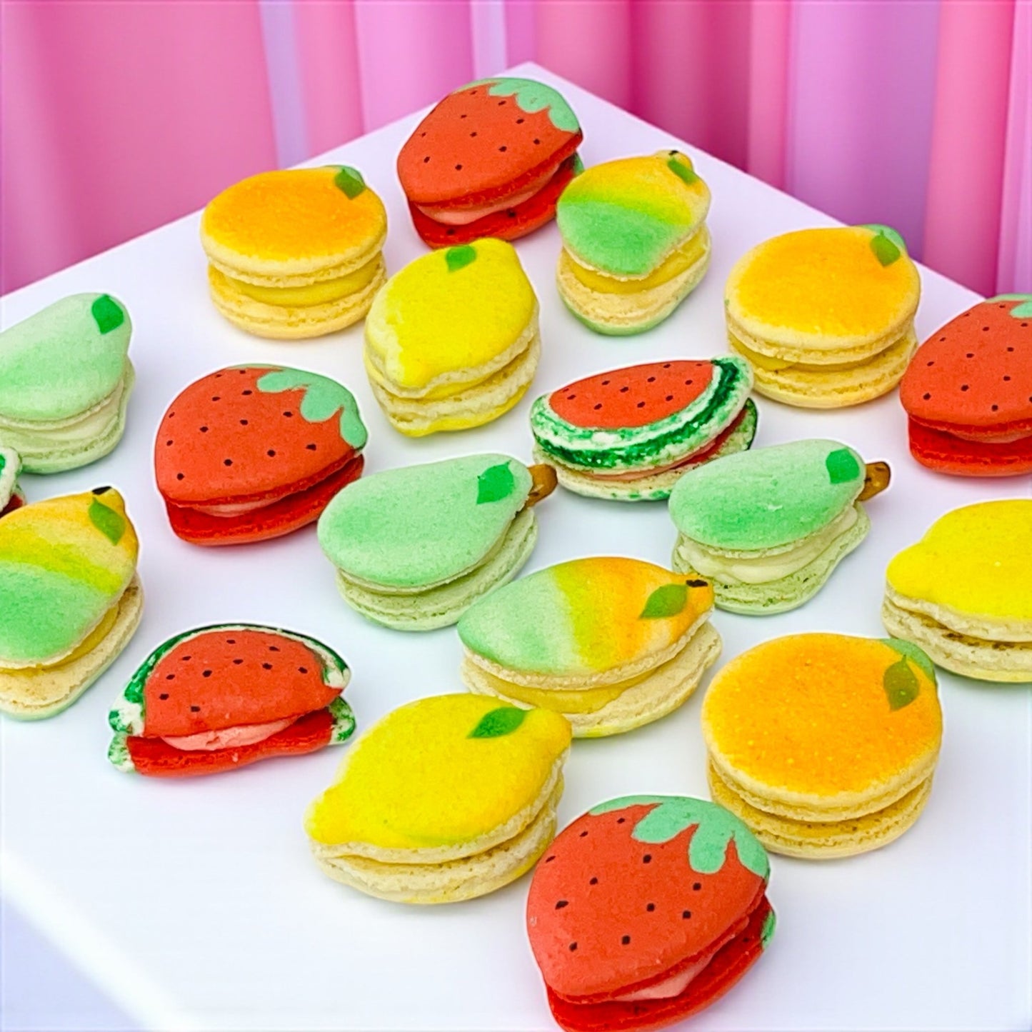Fruit Basket Delight Macaron Set - Macaron CentraleClassic Macarons12 Pack