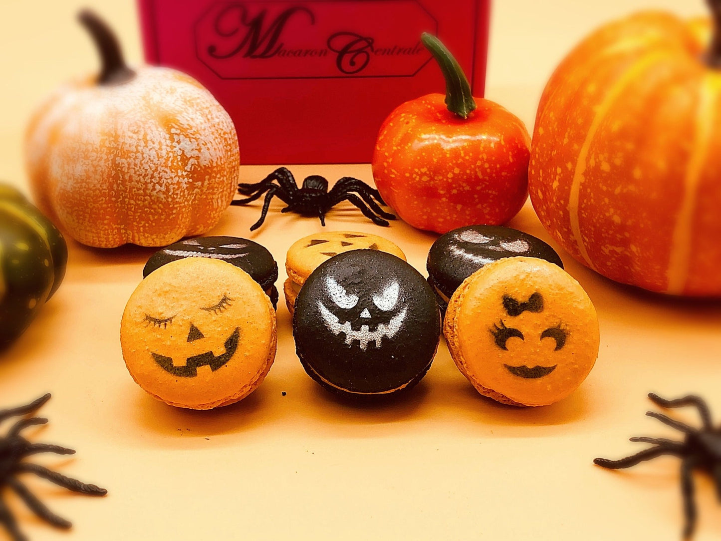 Halloween French Macaron Set | Ideal for celebratory events. - Macaron Centrale6 Pack