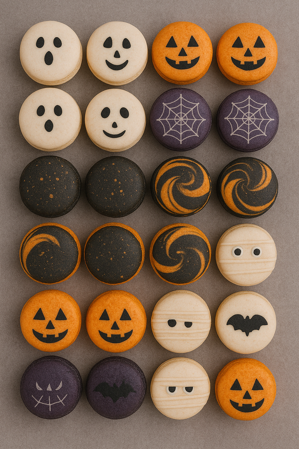 Ultimate Ghostly Delights Macaron Tower – Darkly Enchanted! - Macaron Tower Included