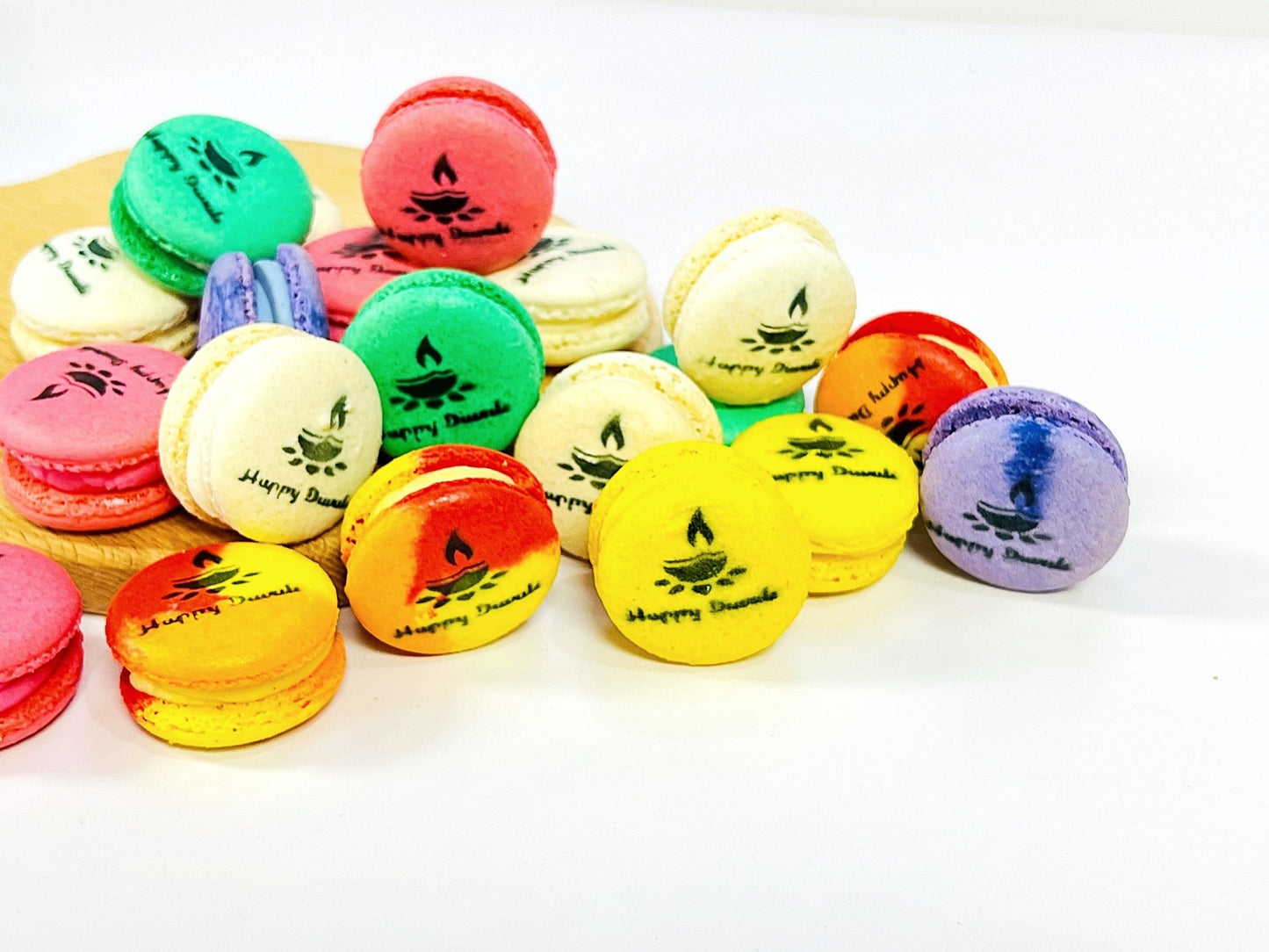 Happy Diwali French Macaron | Available in 6, 12 & 24 Pack | A Perfect Gift for Diwali Celebrations - Macaron CentralePick Your Own Flavors6 pack