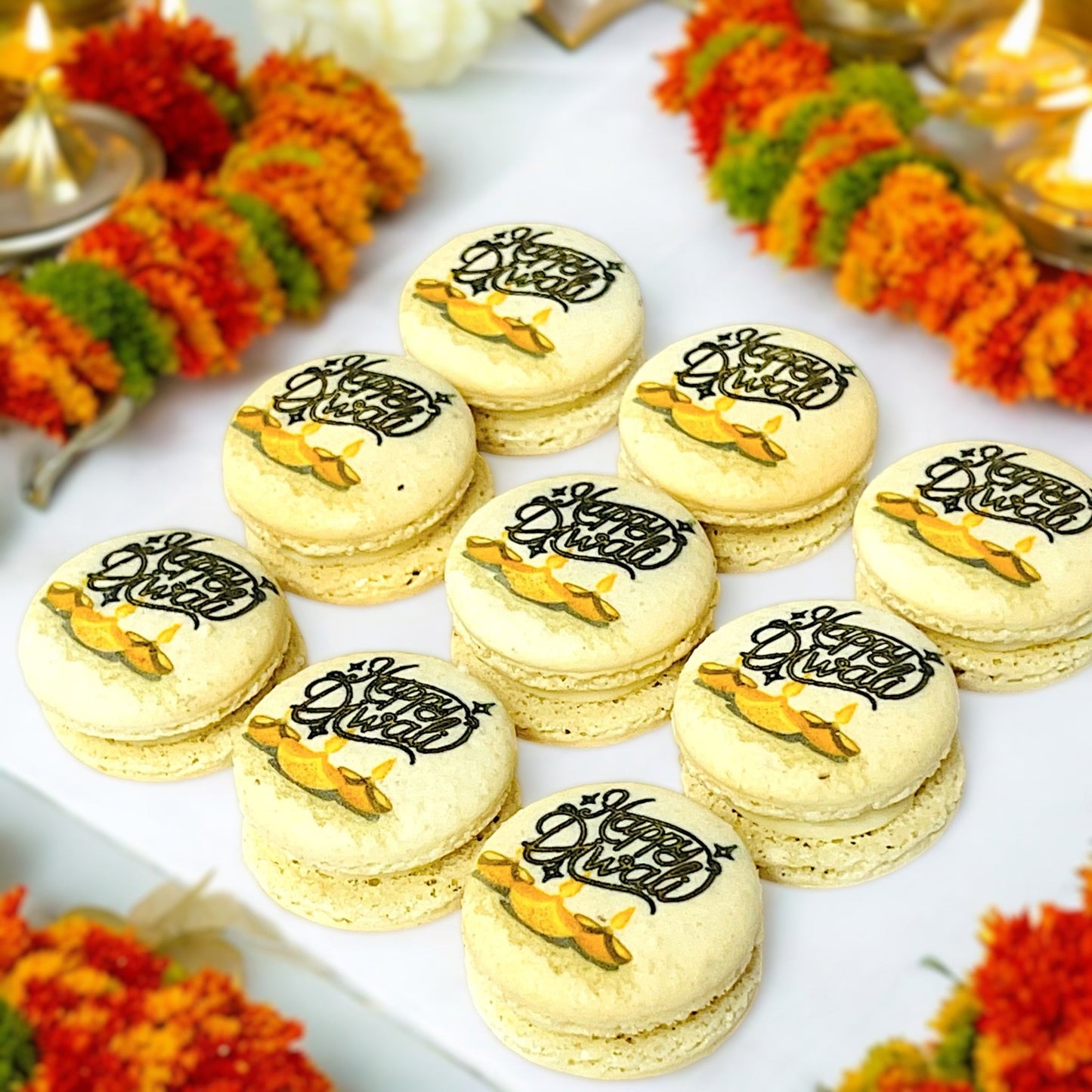 Happy Diwali Macarons - Macaron CentraleDiwali6 pack