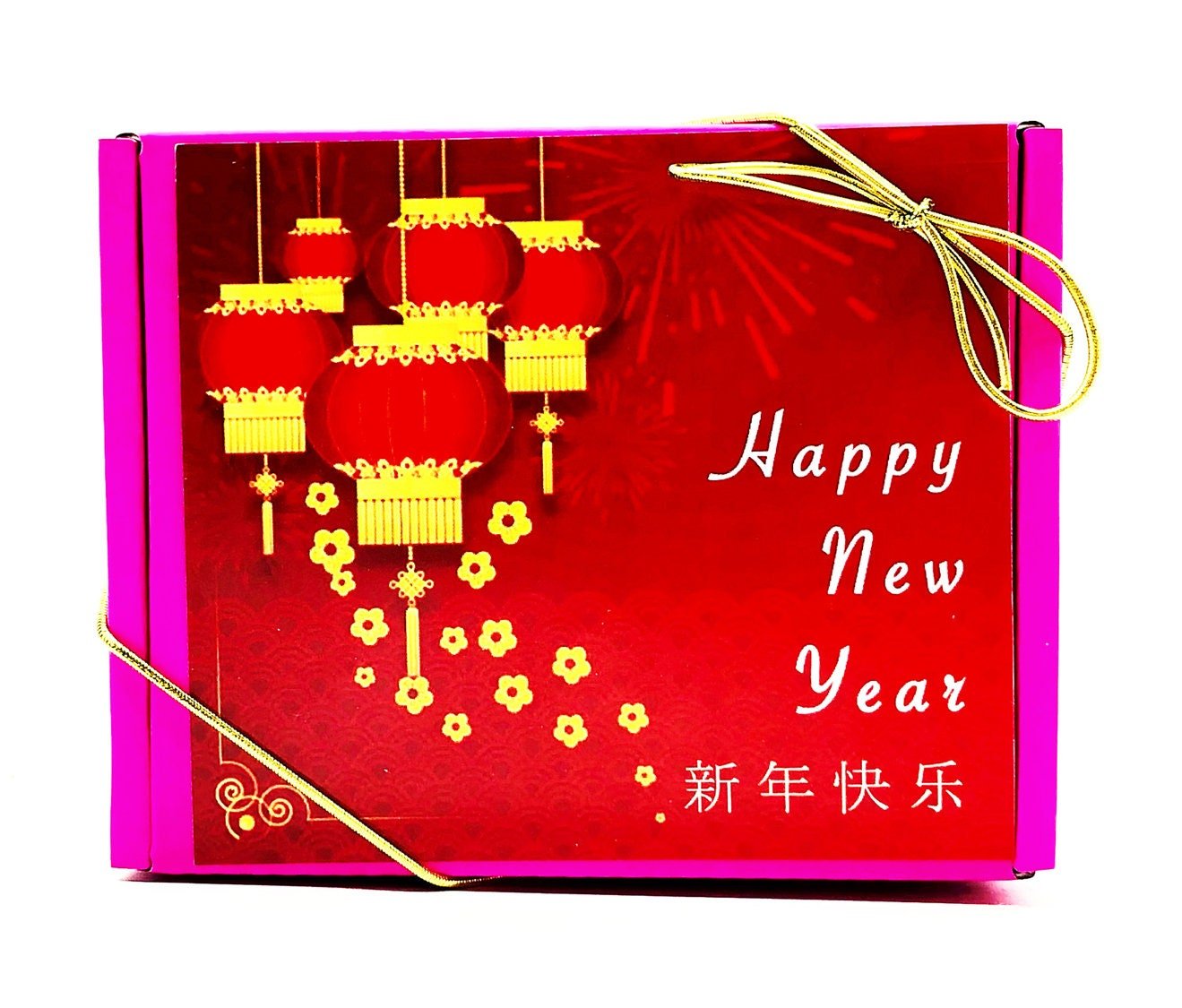 Happy Lunar New Year Set | 6 Pack Macaron | Orange Cream, Strawberry, Raspberry - Macaron Centrale