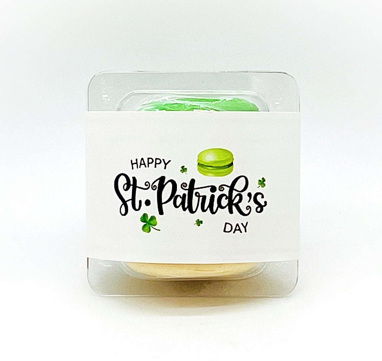 Happy St. Patrick's Day | Macaron de Fortune | Vanilla & Apple Buttercream Macarons - Macaron Centrale2 Set Sample