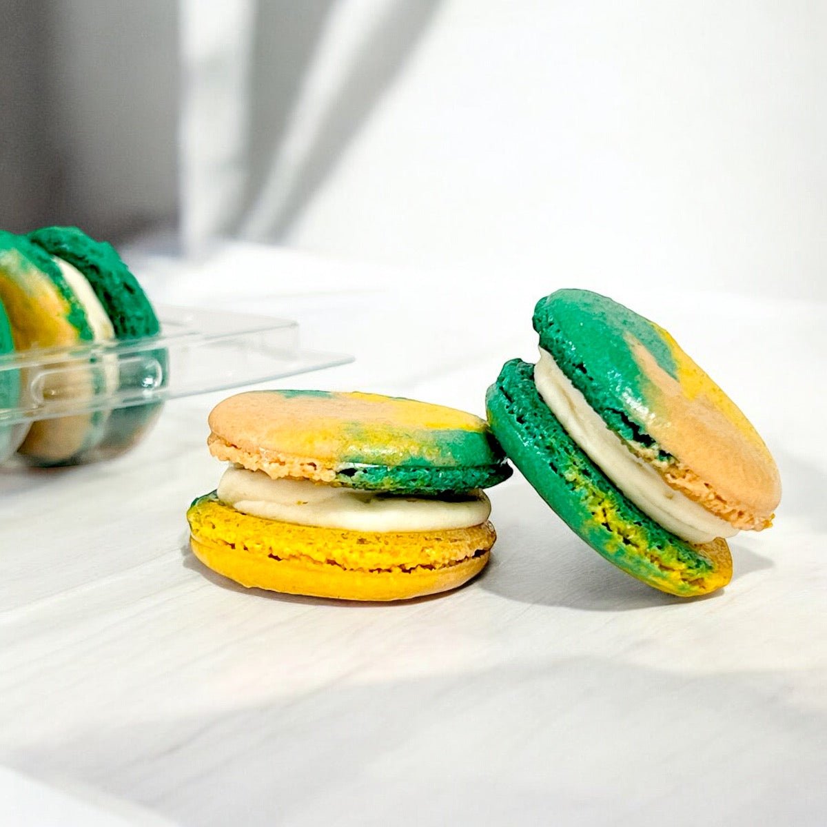 Hazelnut Pistachio French Macarons - Macaron Centrale