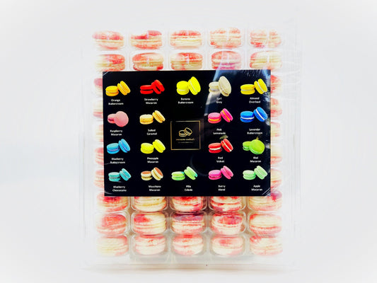 50 Pack Strawberry Cheesecake  French Macaron Value Pack