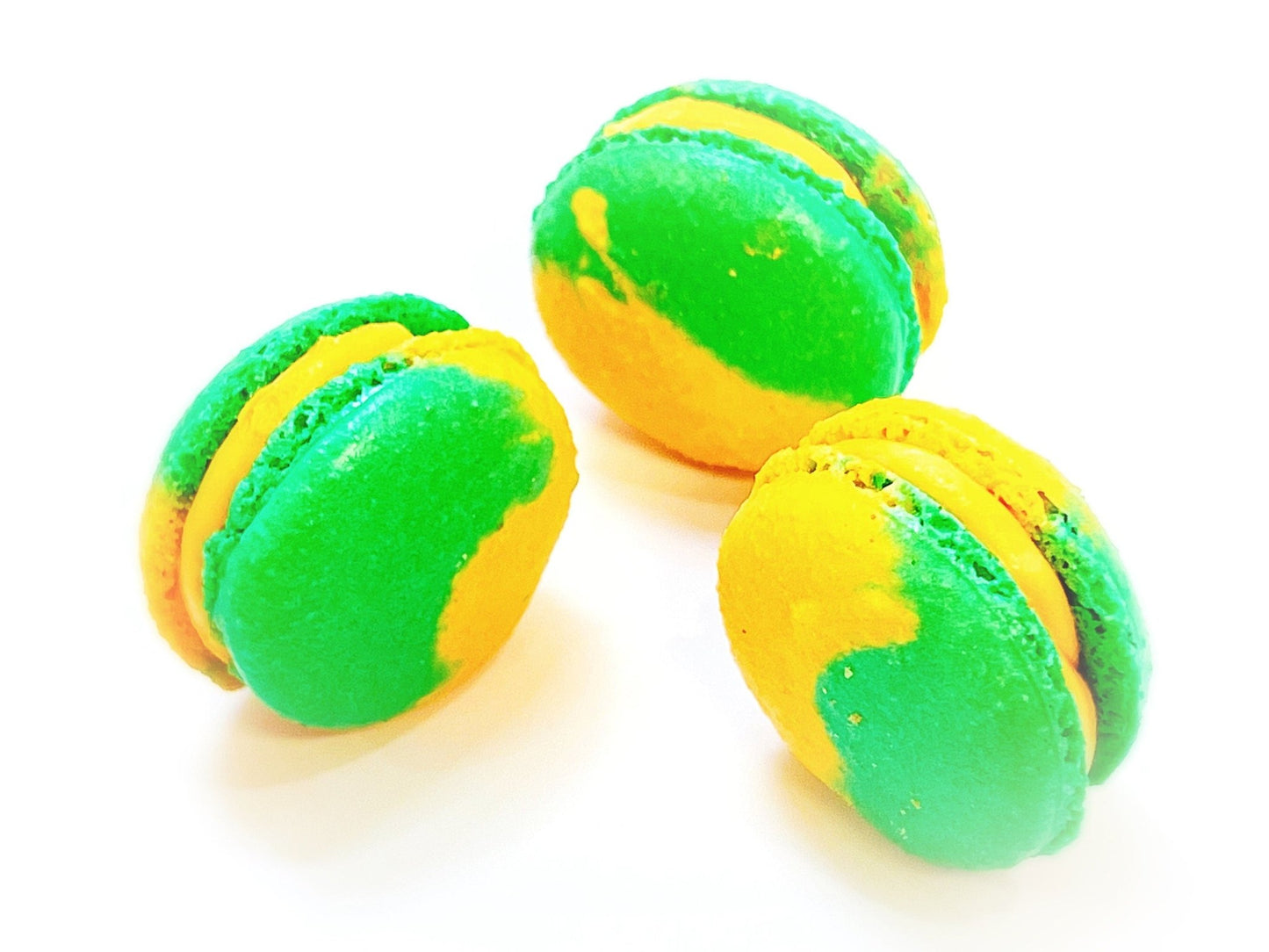 Kumquat French Macarons | Available in 6, 12 and 24 Pack - Macaron Centrale6 Pack