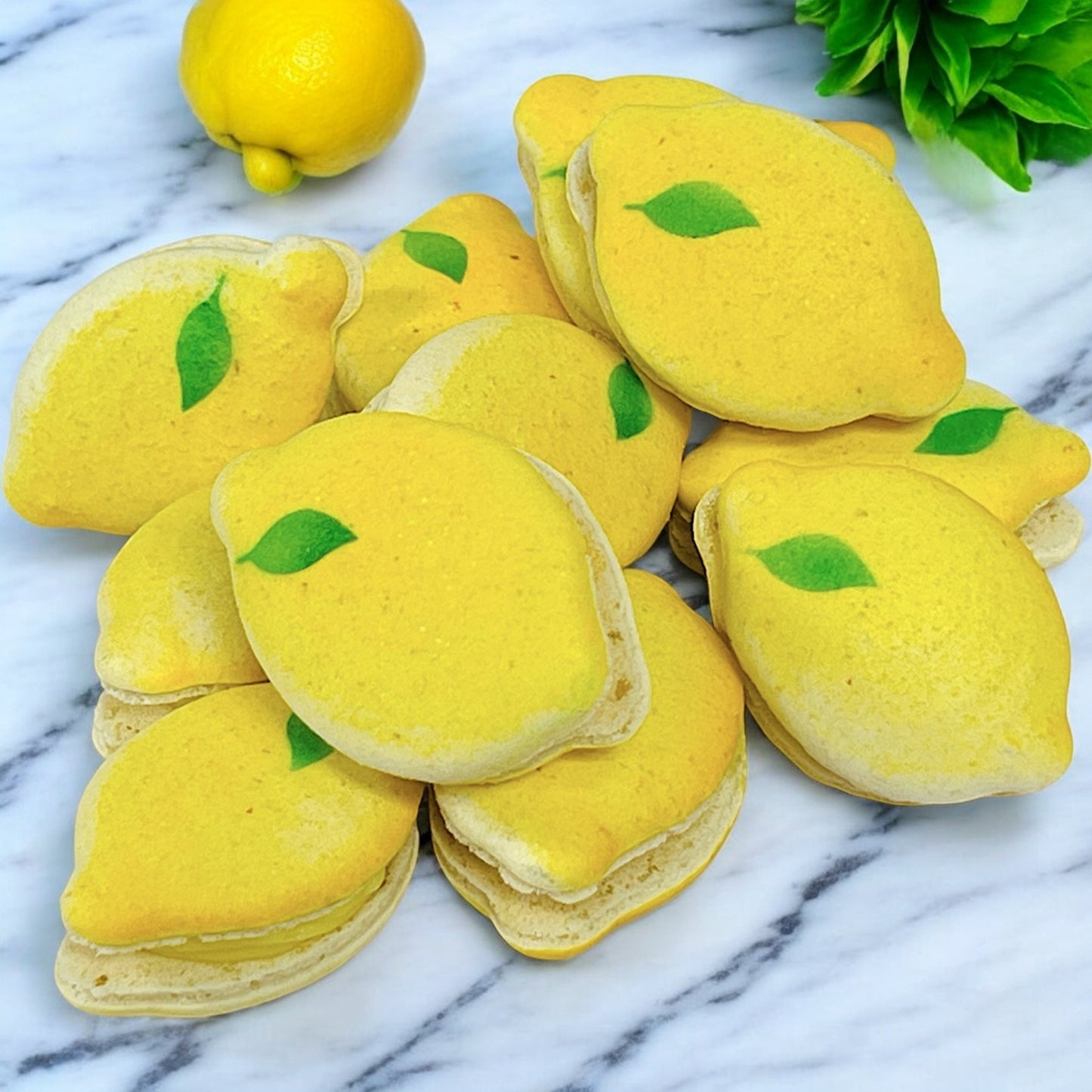 Lemon - Shaped French Macarons – A Delightful Citrus Touch - Macaron CentraleClassic12 Pack