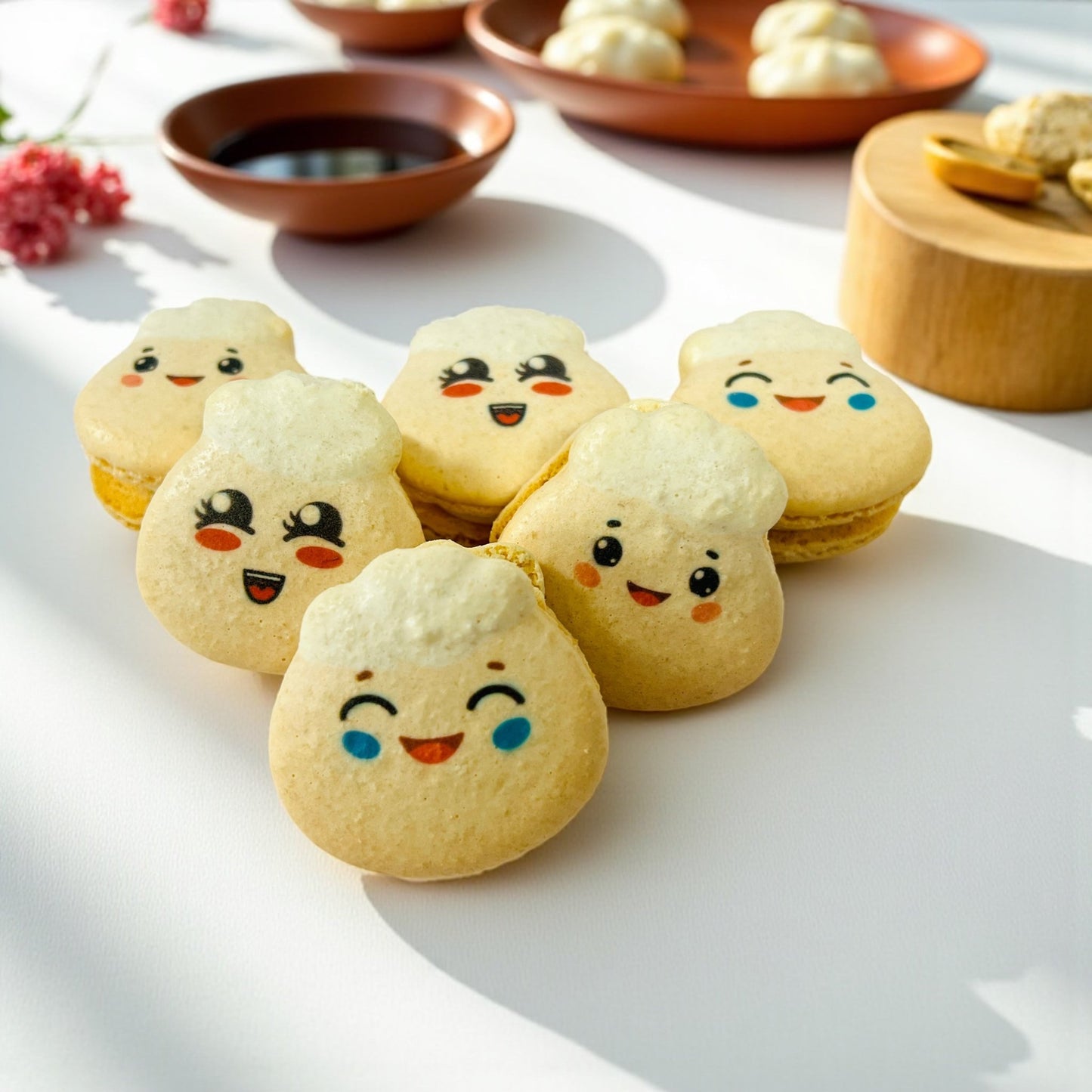 Little Dumpling Delights French Macarons - Macaron CentraleClassic12 Pack
