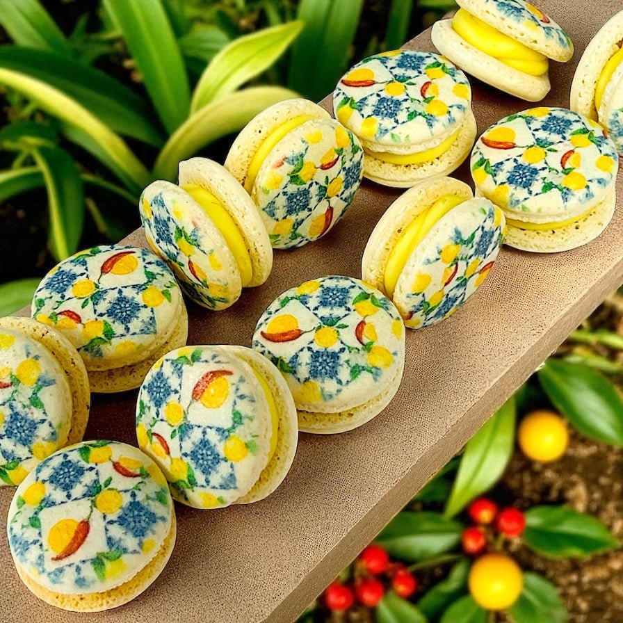 Mediterranean Heat Macarons – Lemon & Chili Purée - Macaron Centrale6 Pack