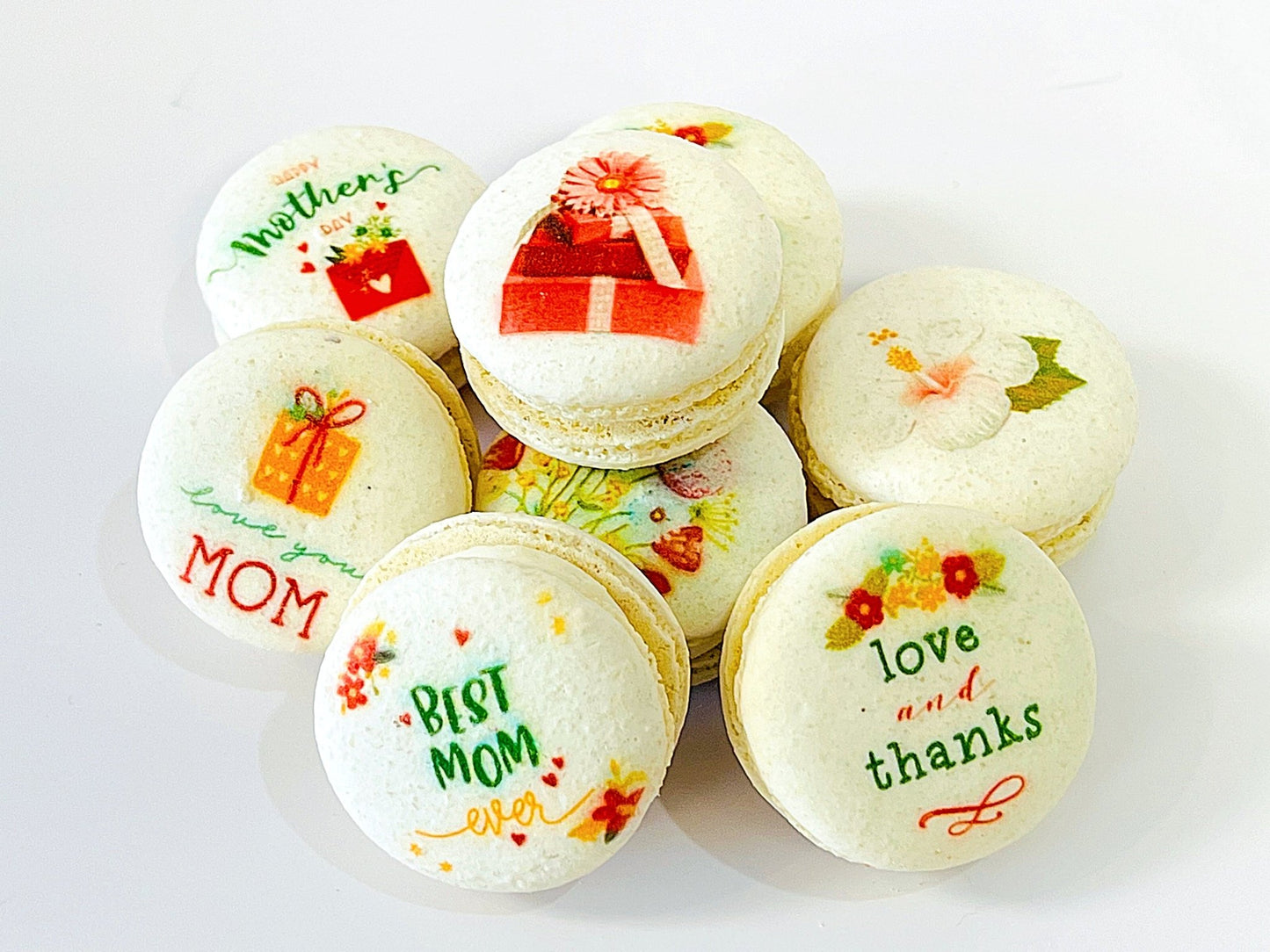Mother's Day Vegan Gift Box French Macarons | 4 & 12 Pack | a perfect gift for moms - Macaron Centrale4 Pack