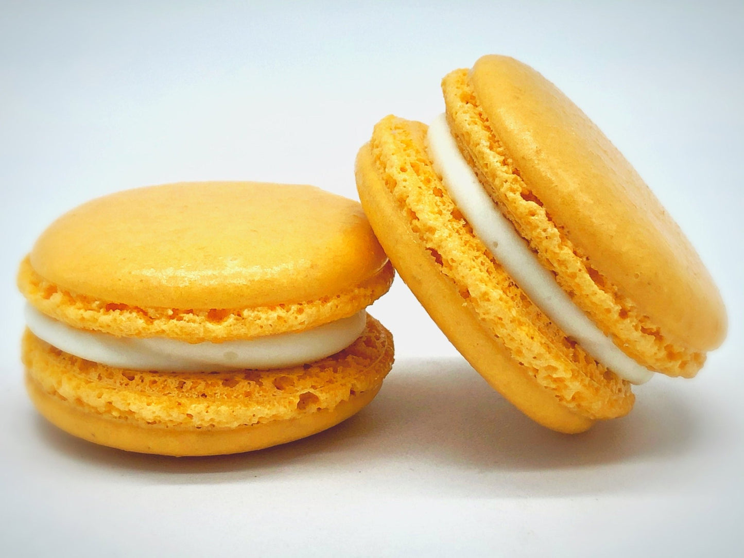 Orange Cream French Macarons (6 Pack) | Perfect for your next celebratory events. - Macaron Centrale