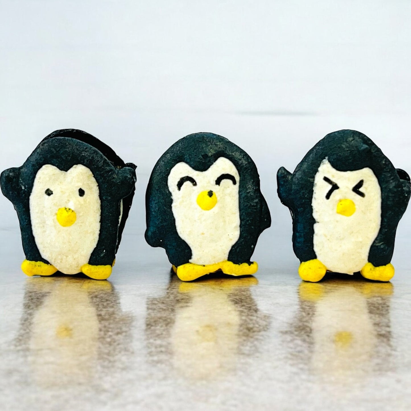 Penguin French Macarons | Customizable Flavors - Macaron Centrale12 Pack