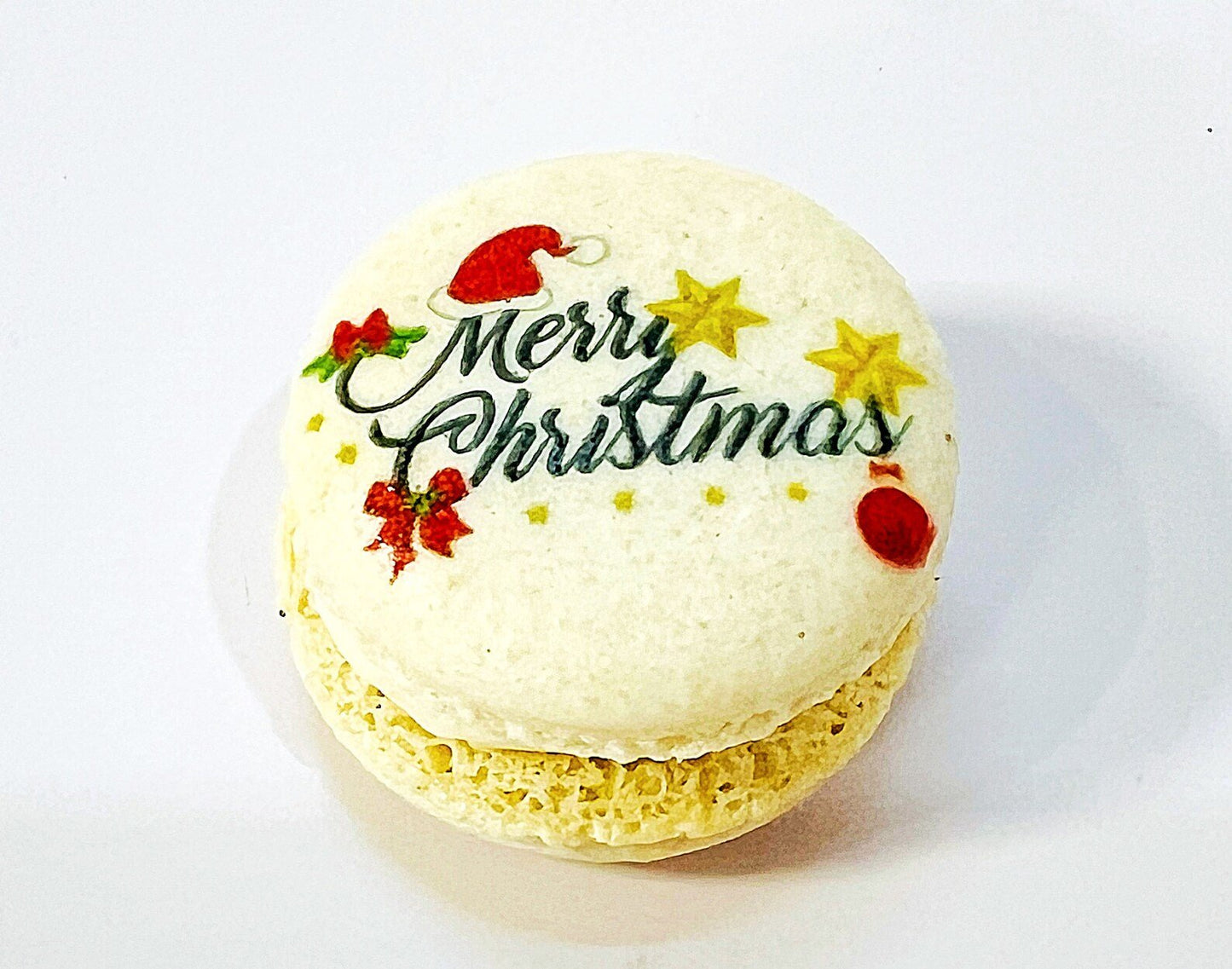 Personalized Christmas Wishes: Customizable French Macaron Set | Available in 6, 12 and 24 pack. - Macaron Centrale6 Pack