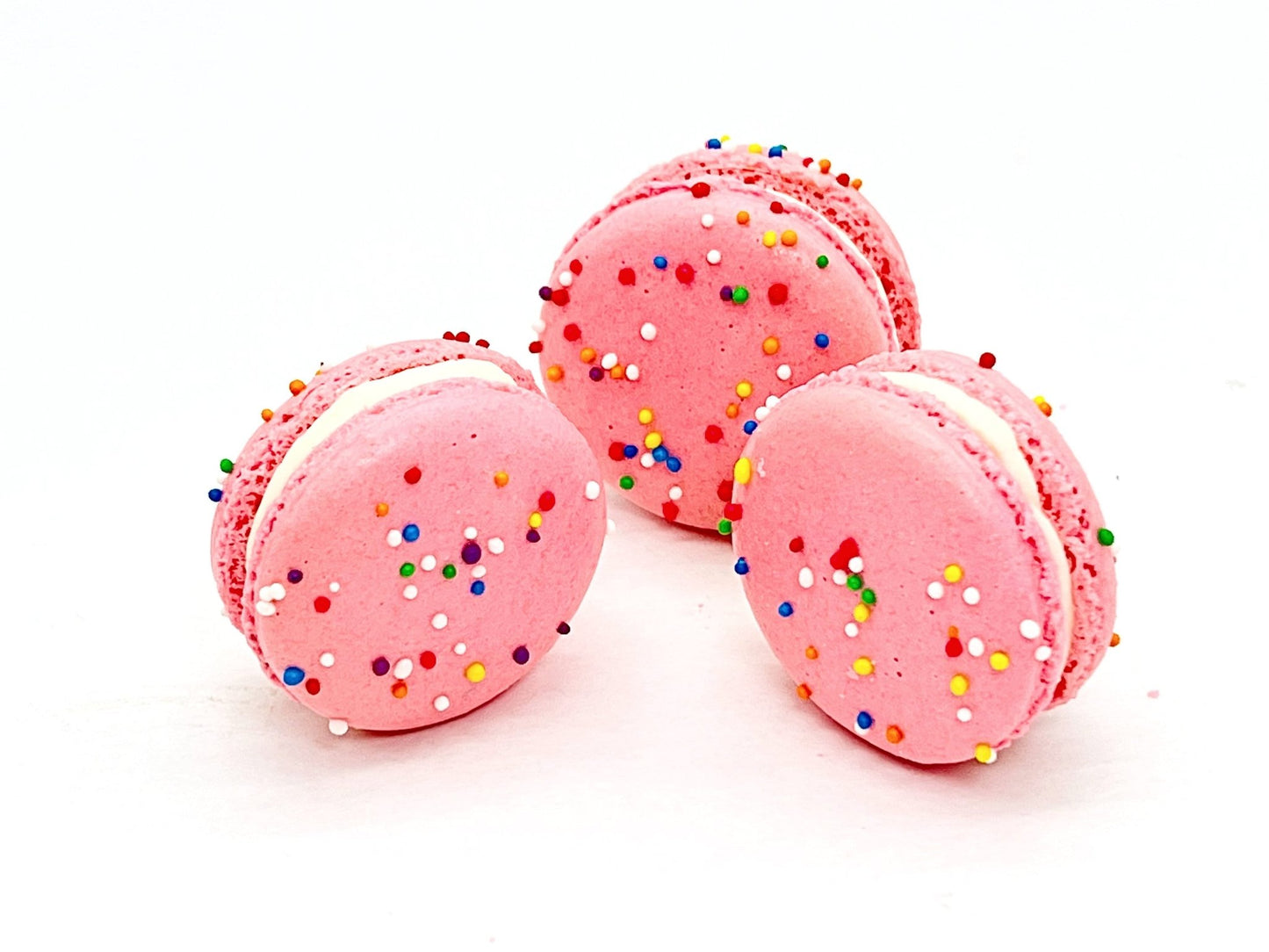 Pink Birthday (Açaí) French Macaron | Available in 6, 12 & 24 - Macaron Centrale6 Pack