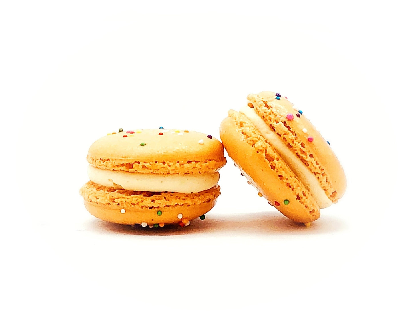 Pumpkin Birthday Macarons (6 Pack) | Ideal for celebratory events. - Macaron Centrale