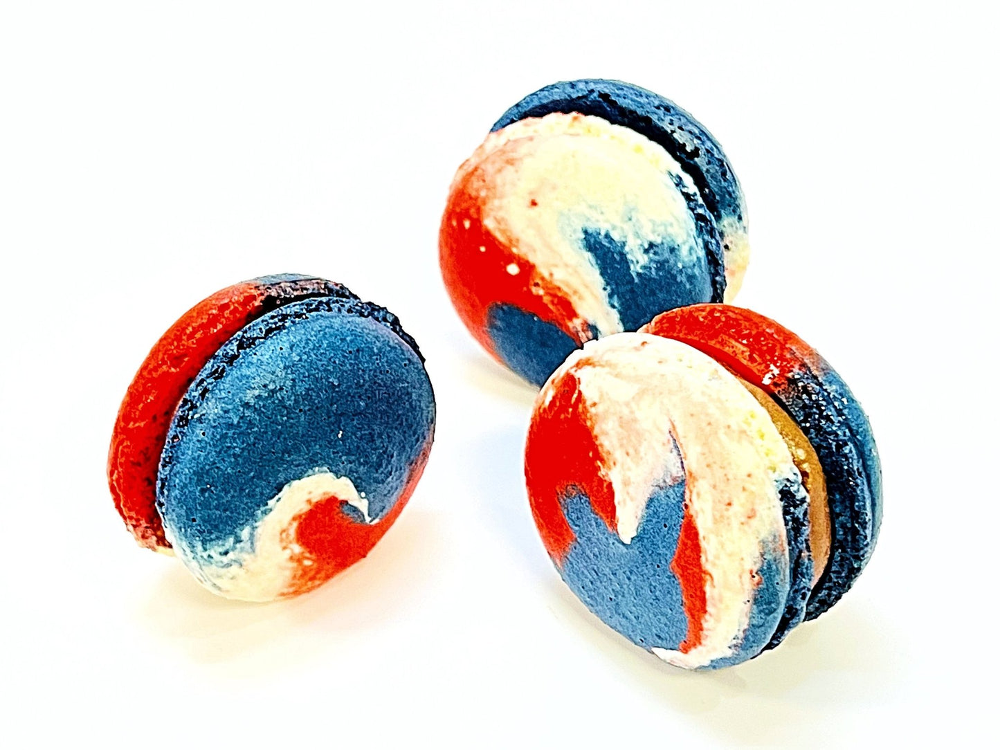 Rocky Road French Macarons | The Patriotic Cookies | Available in 6, 12 and 24 Pack - Macaron Centrale6 Pack