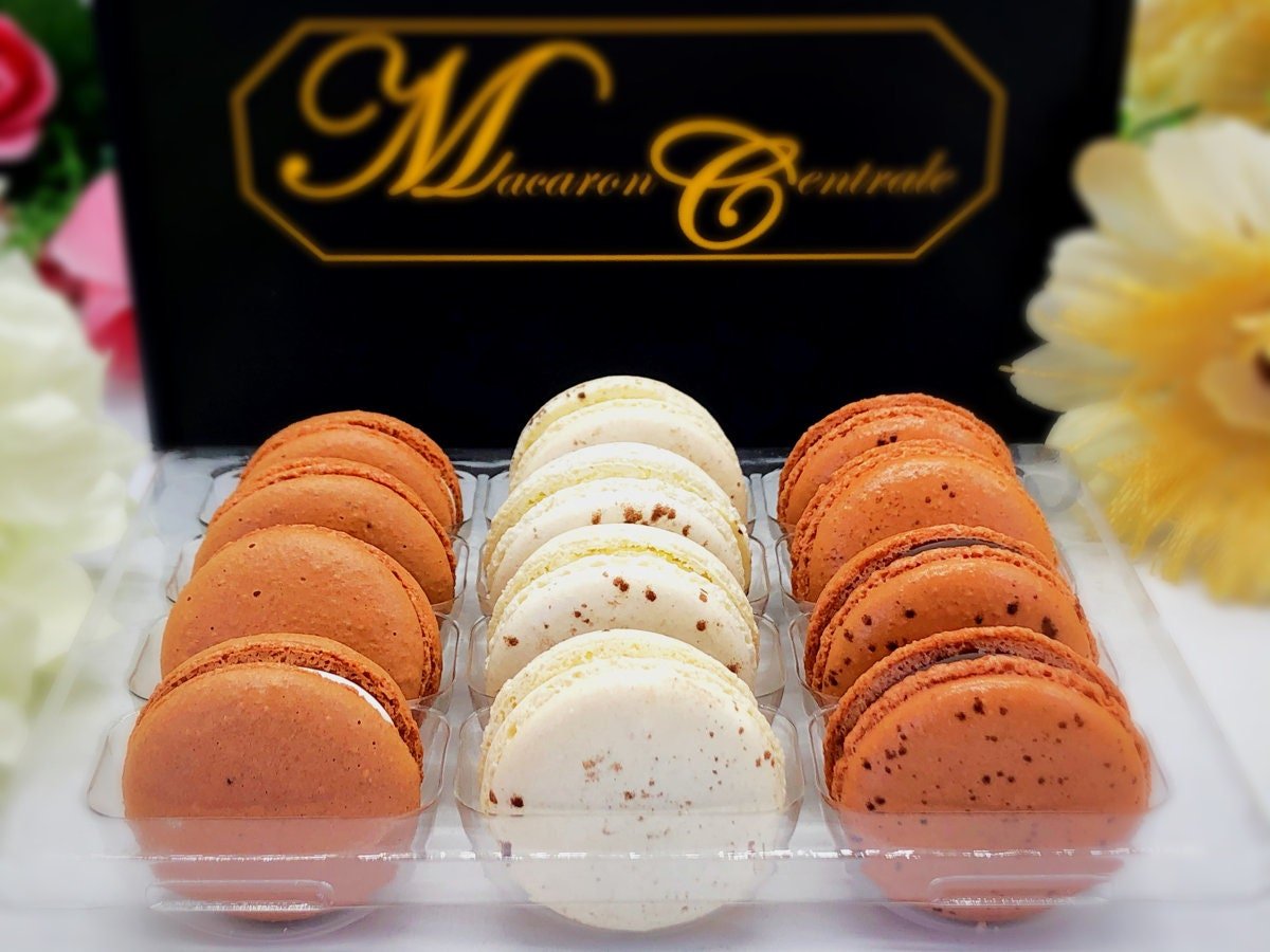S'More and Some More Macaron Set | Baked to order | Perfect for birthday party, Halloween, Thanksgiving and Christmas - Macaron Centrale12 pack