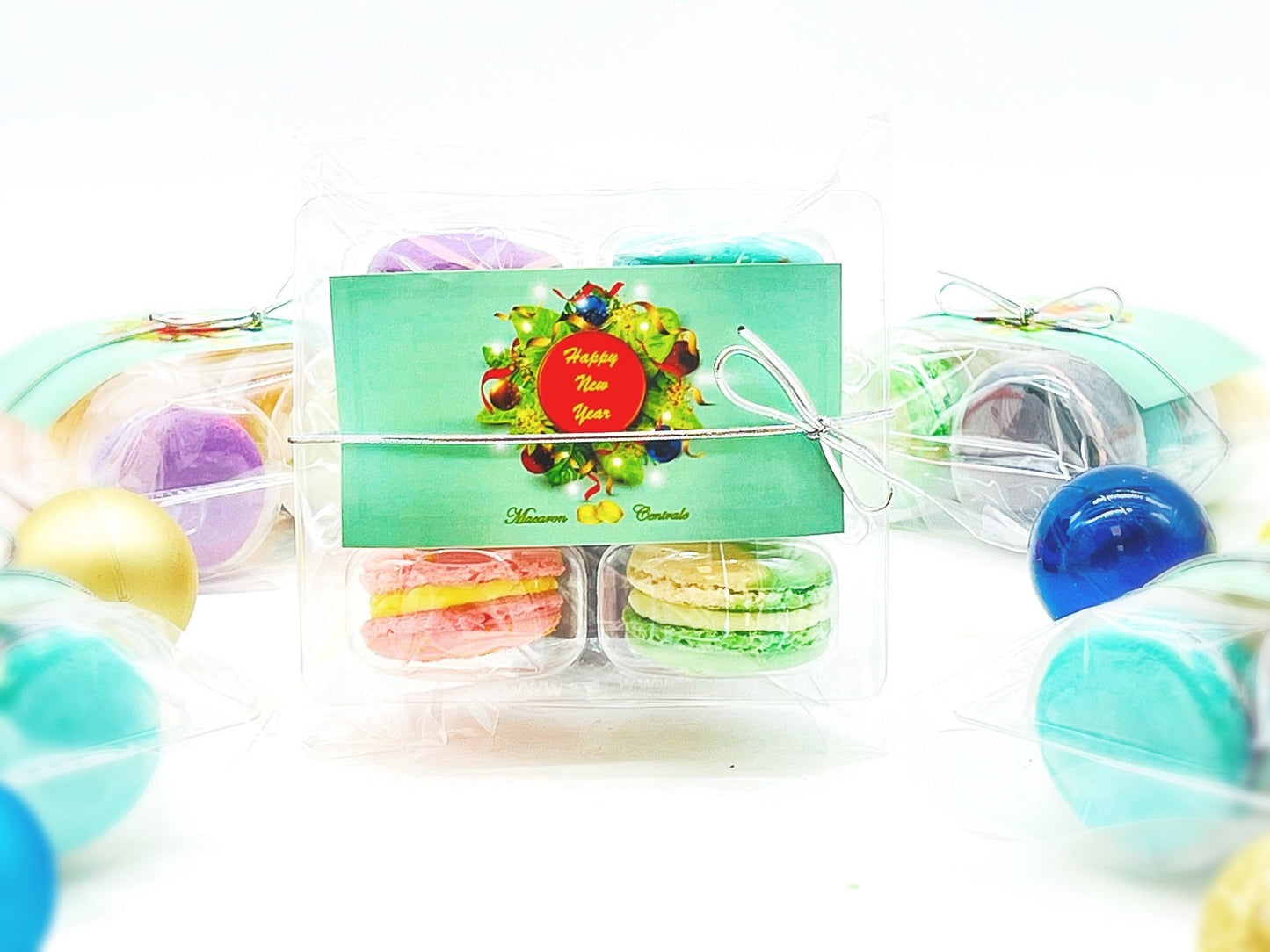 Special Holiday French Macaron Collection | 6 Pack | Surprise Me! | Happy New Year - Macaron Centrale