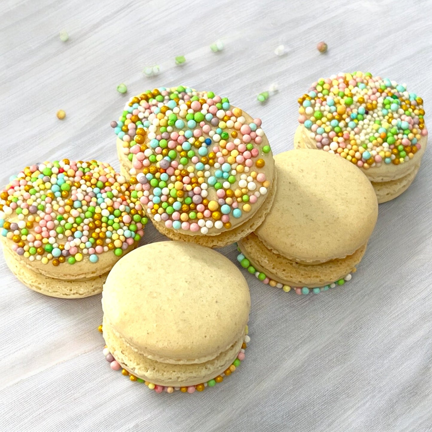 Sprinkle Joy! Pastel - Perfect Macarons for Spring - Macaron CentraleEasterBest Seller Flavors6 Pack