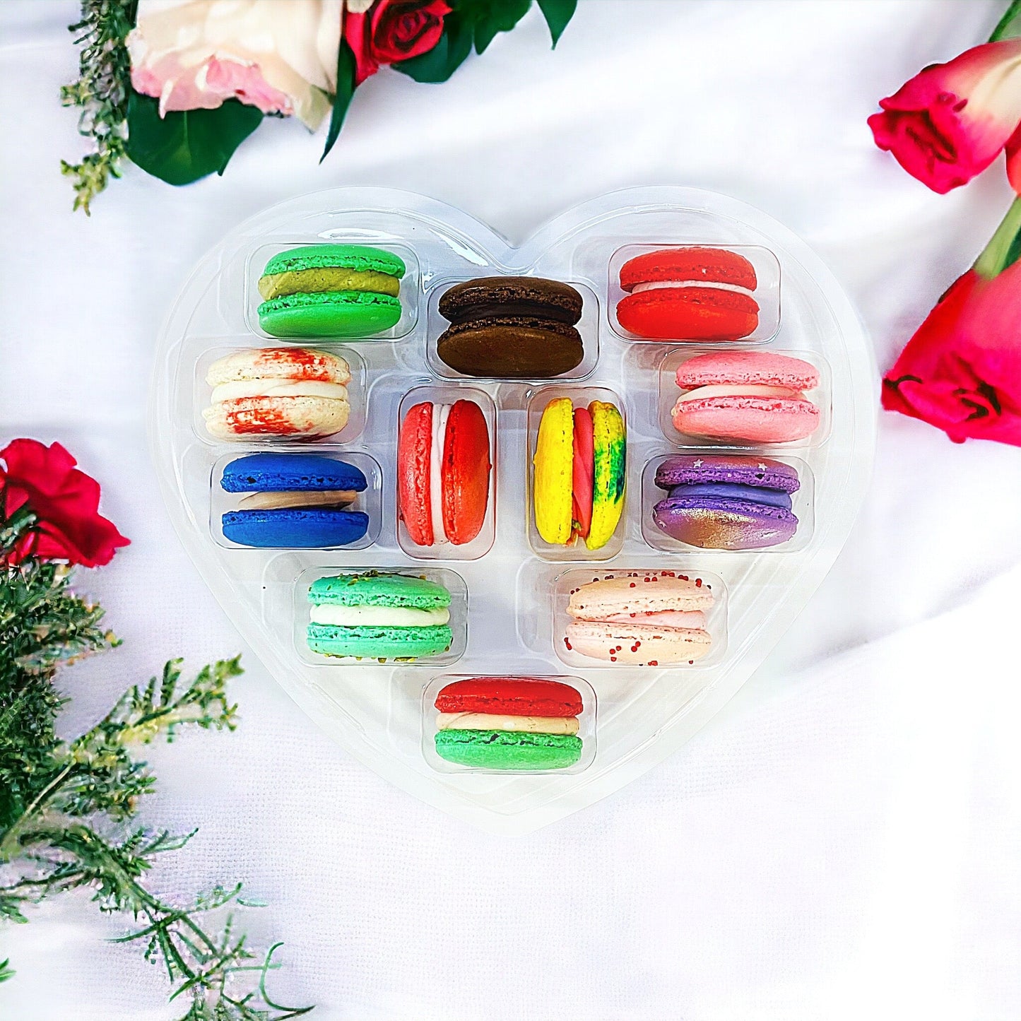Sweatheart Sampler | 12 Pack Surprise Me! | French Macaron - Macaron Centrale