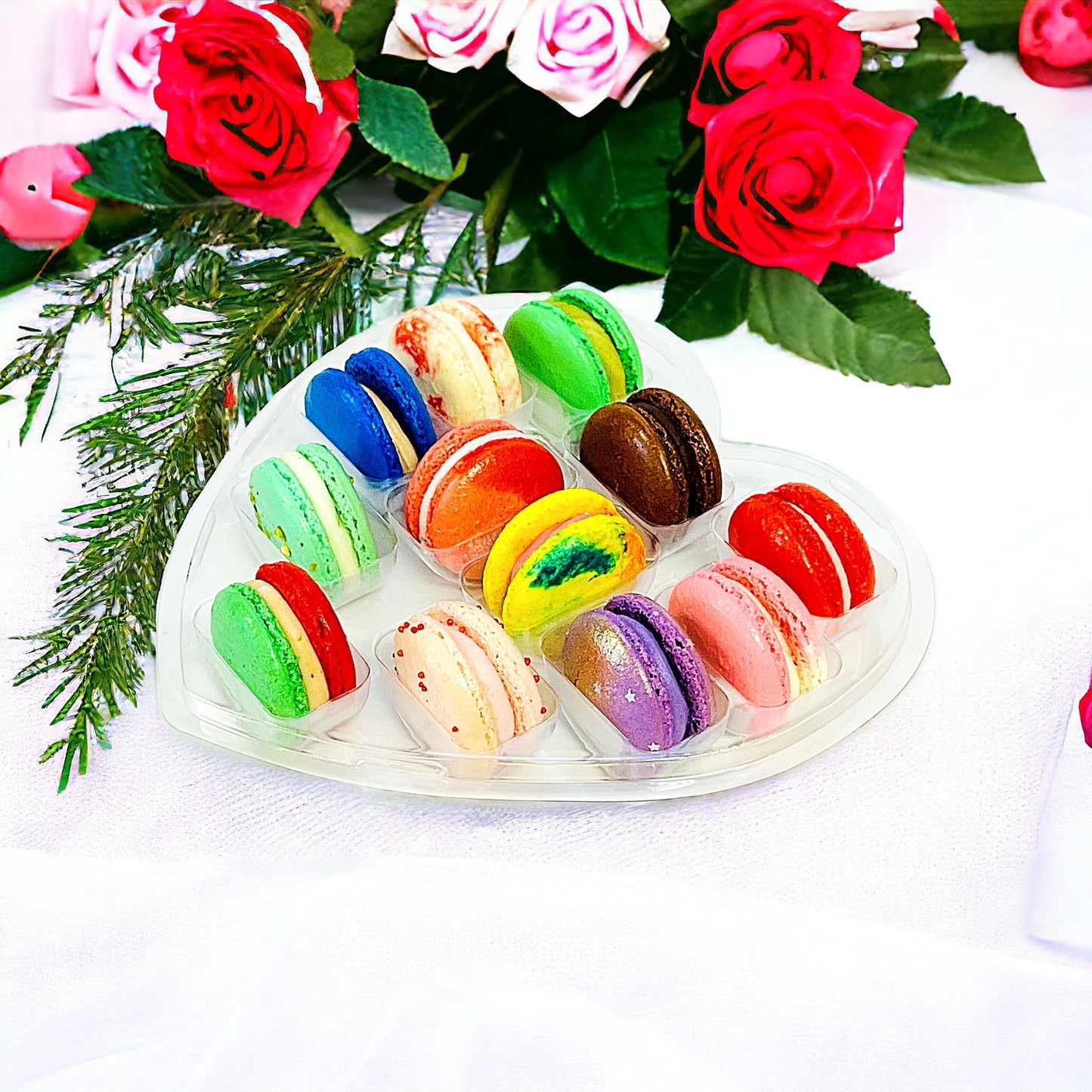 Sweatheart Sampler | 12 Pack Surprise Me! | French Macaron - Macaron Centrale