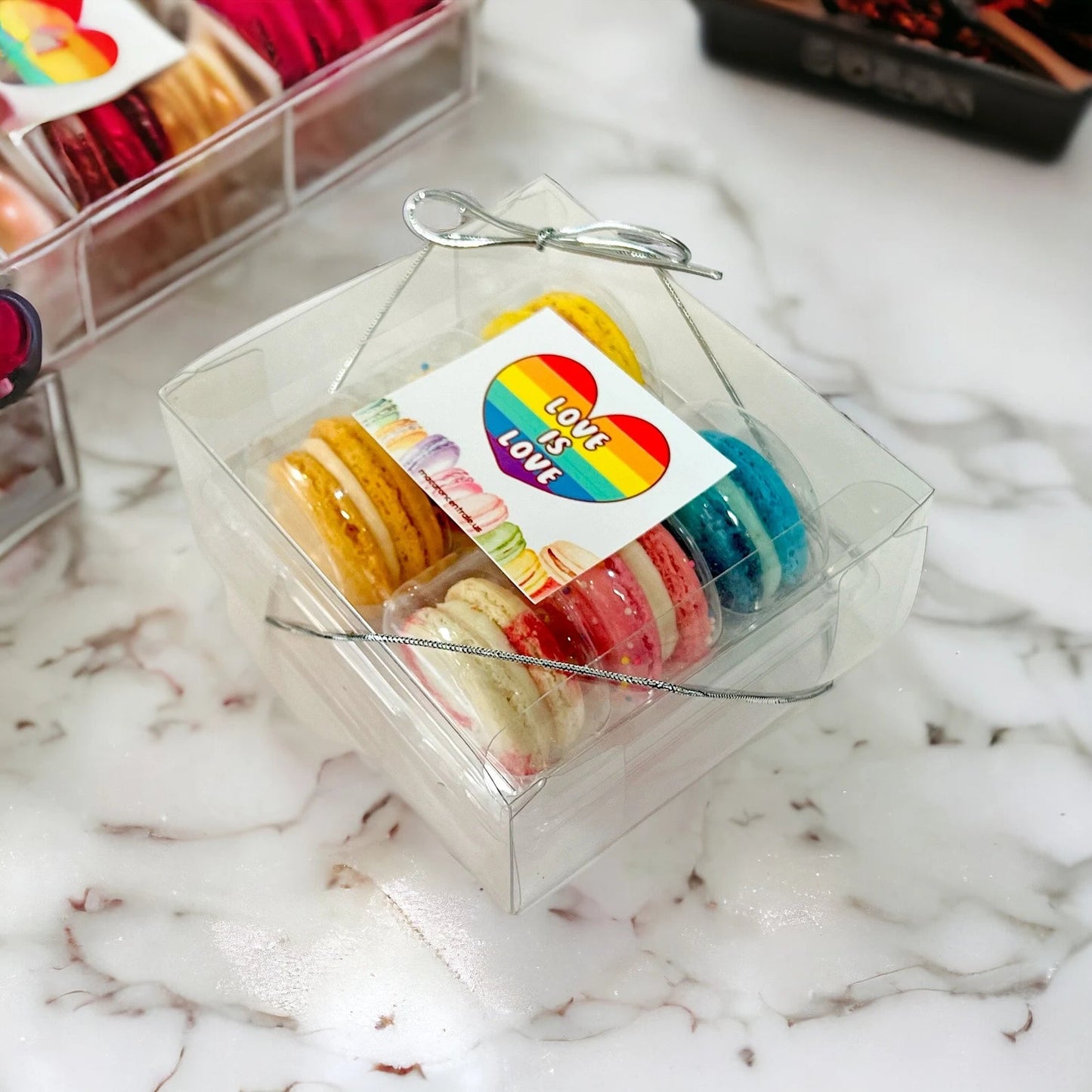Sweet Sensation Macarons - Rainbow Heart Edition - Macaron Centrale
