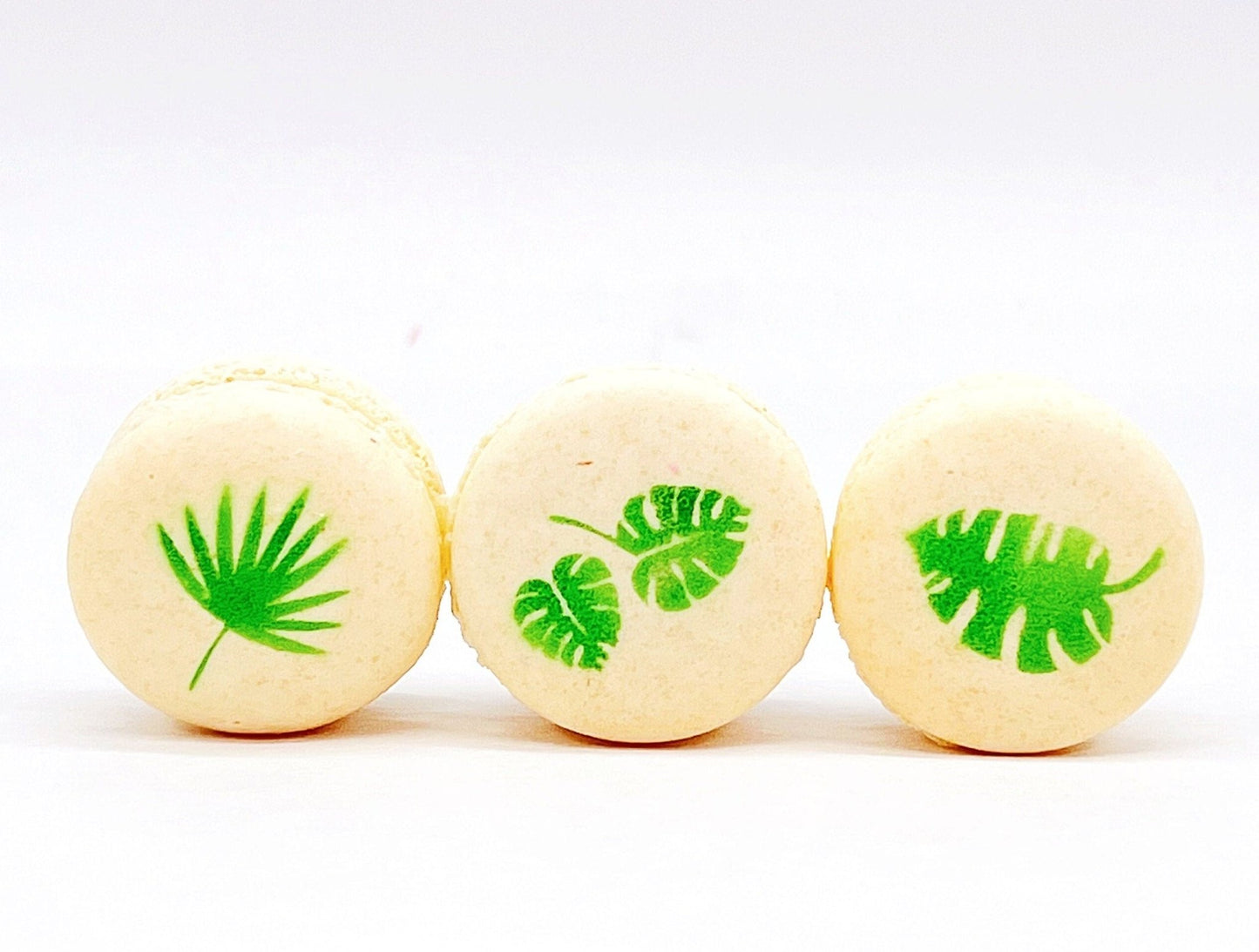 The Green Leaves French Macarons | Available in 6 , 12 & 24 Pack - Macaron Centrale6 Pack